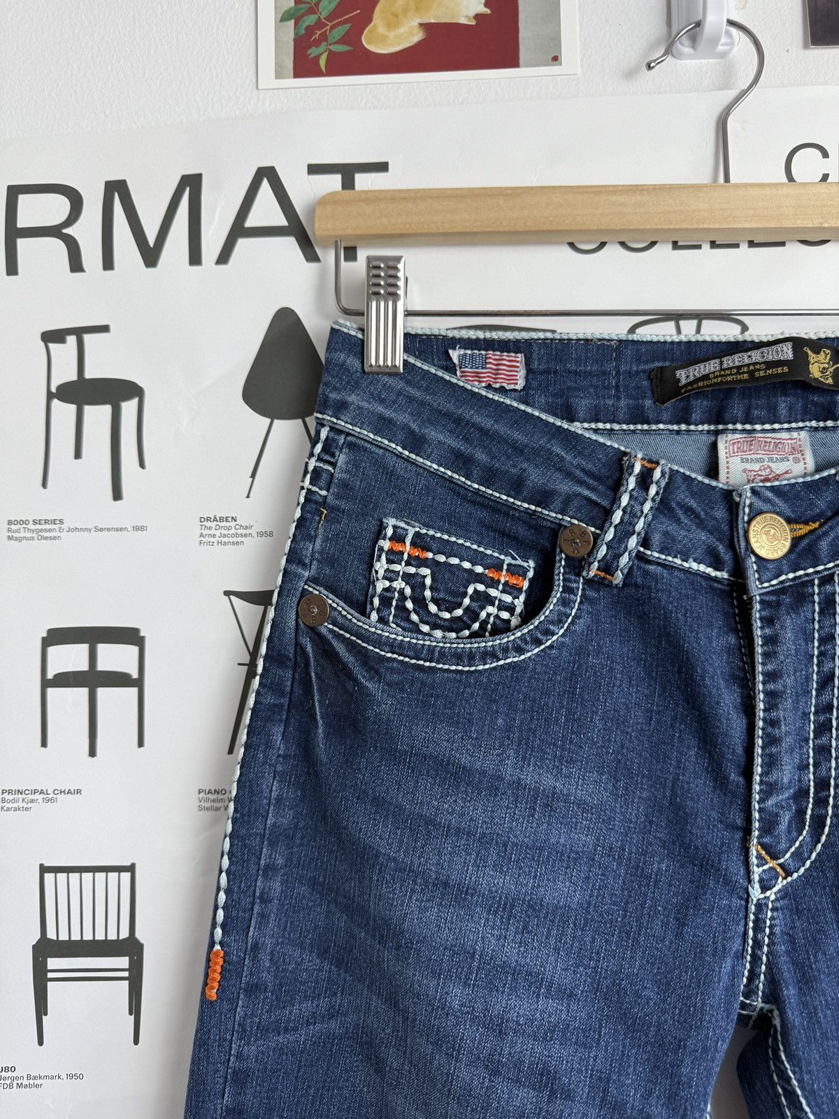 True Religion True religion flared denim pants 31 skate chief keef opium Size 31" - 6 Thumbnail