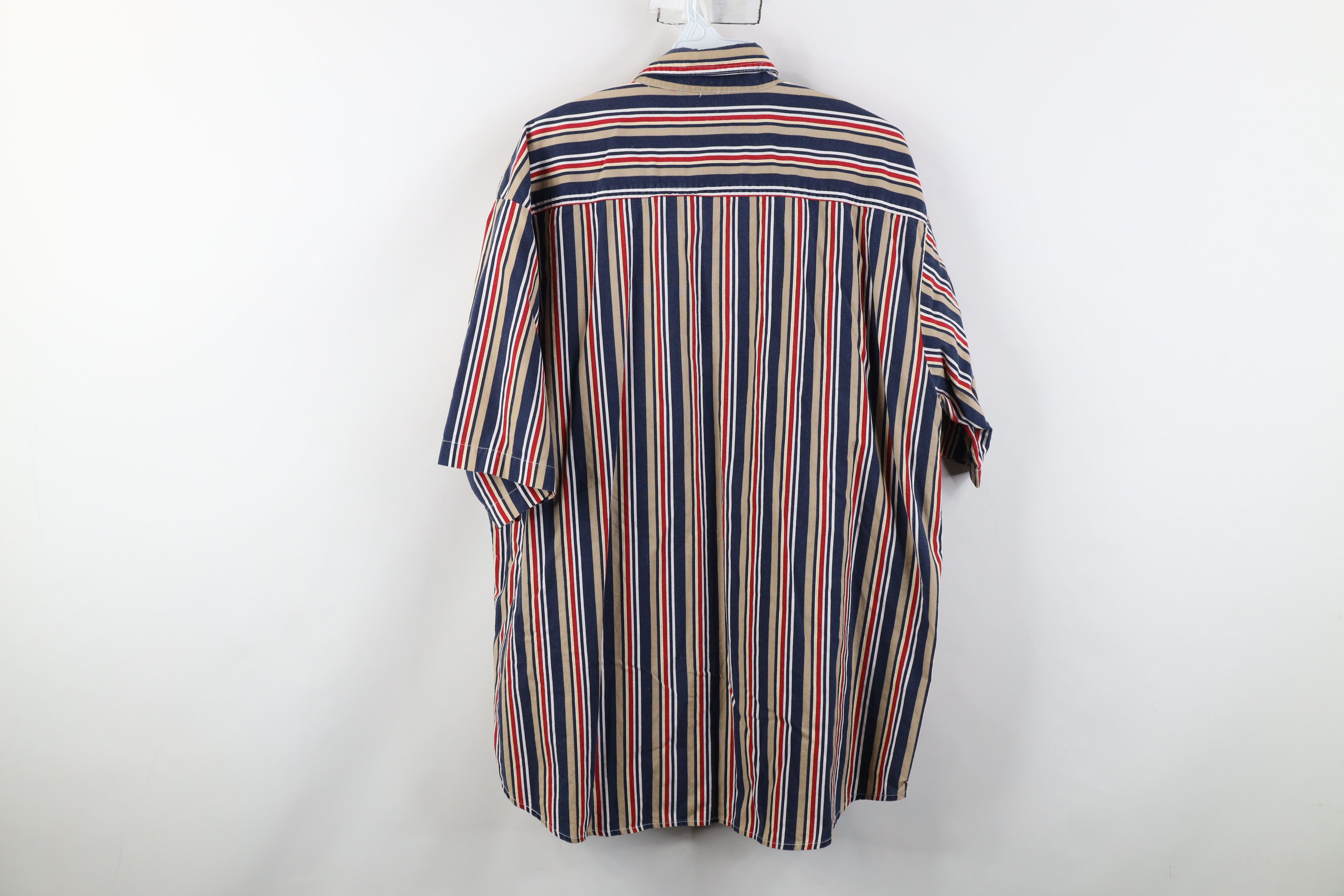 Vintage Vintage 90s Streetwear Short Sleeve Button Down Shirt Size US L / EU 52-54 / 3 - 9 Thumbnail