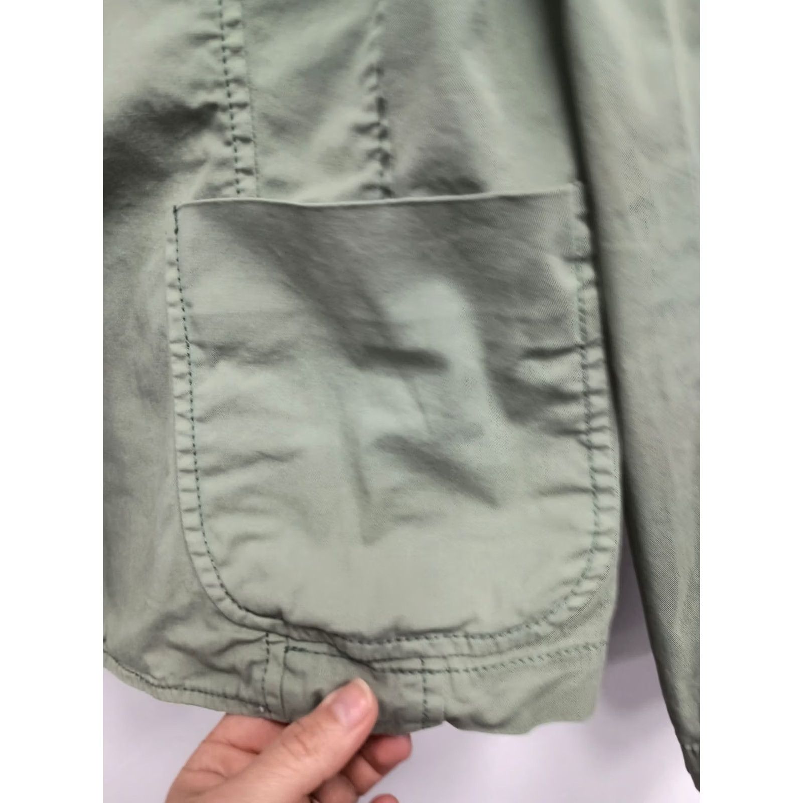 Vintage Lafayette 148 New York Blazer Jacket Sz 4 Green Carrier Office Minimalist Womens Size S / US 4 / IT 40 - 6 Thumbnail