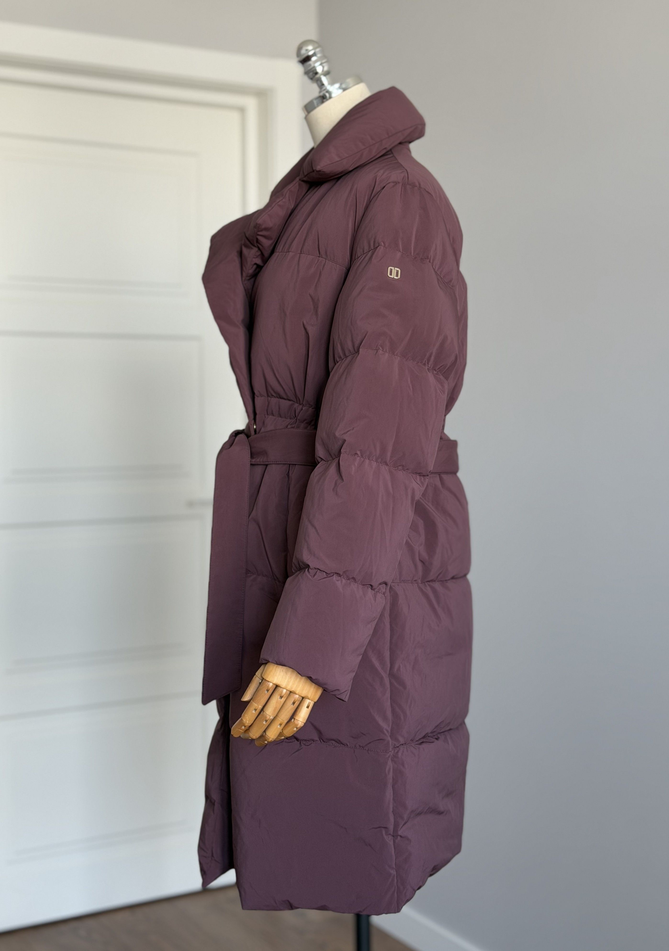 Other DUNO Long Down Coat Puffer Jacket Size 44 M Burgundy Luxury Size M / US 6-8 / IT 42-44 - 8 Thumbnail