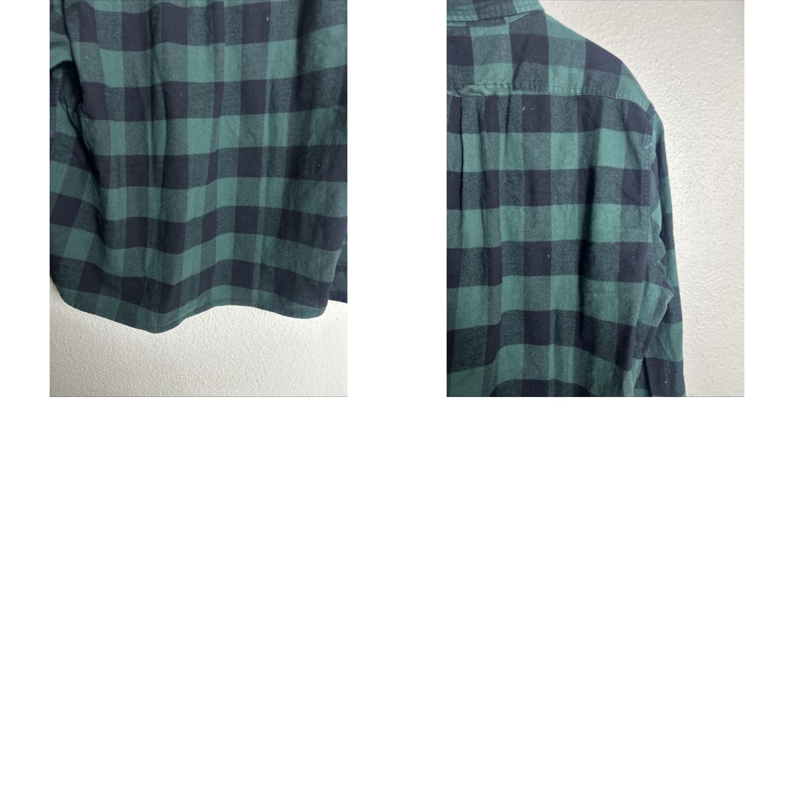 Vintage JACHS Flannel Shirt Mens 2XL Green Navy Plaid Heritage Long Sleeve Button Up Size US XXL / EU 58 / 5 - 10 Thumbnail