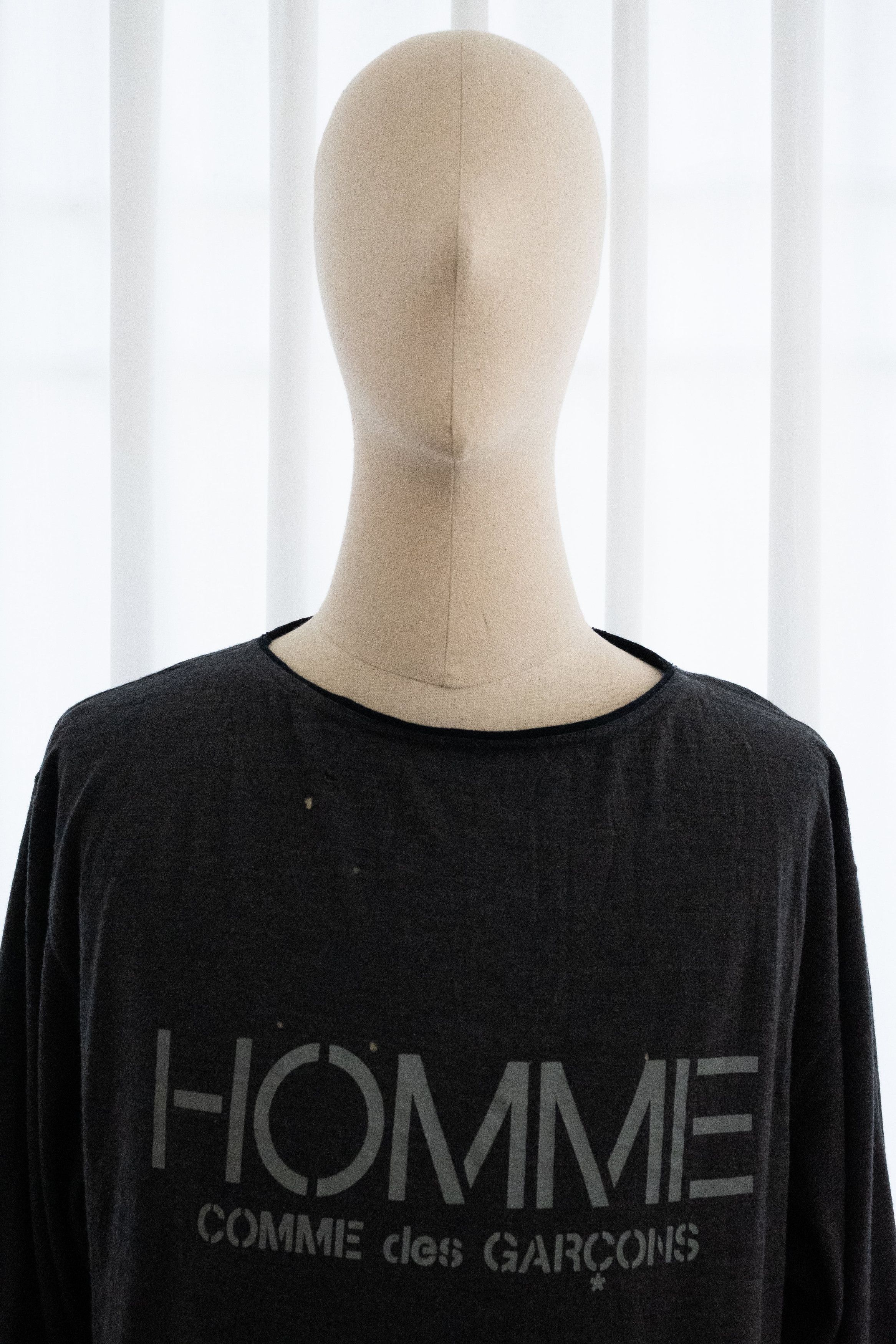 Comme des Garcons Homme 1980s COMME DES GARCONS HOMME DISTRESSED SPELLOUT SWEATSHIRT Size US M / EU 48-50 / 2 - 3 Thumbnail