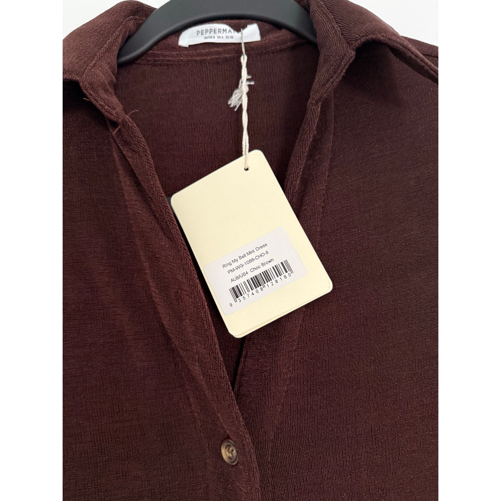 REVOLVE $60 New peppermayo Ring My Bell Mini Dress - Brown - size 4 Size S / US 4 / IT 40 - 8 Thumbnail