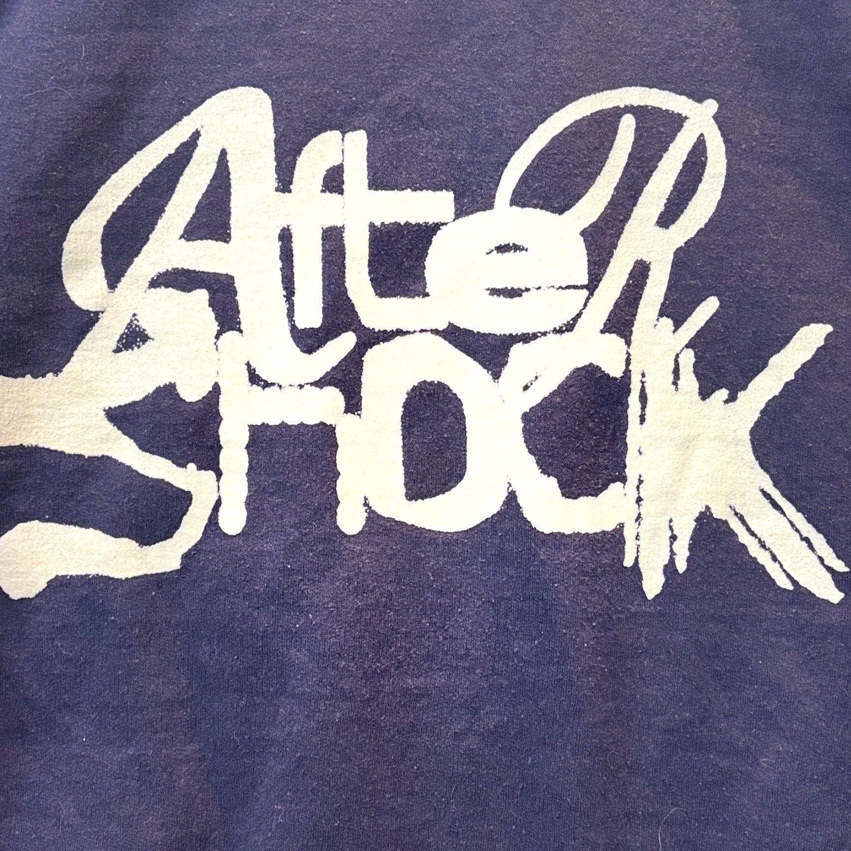 Spell Aftershock Sweatshirt Blue L Fleece Spell Out Logo Pullover Crewneck Casual Unisex Adults Long Sleeve Regular Size Large Historical Vintage No Size US L / EU 52-54 / 3 - 3 Thumbnail