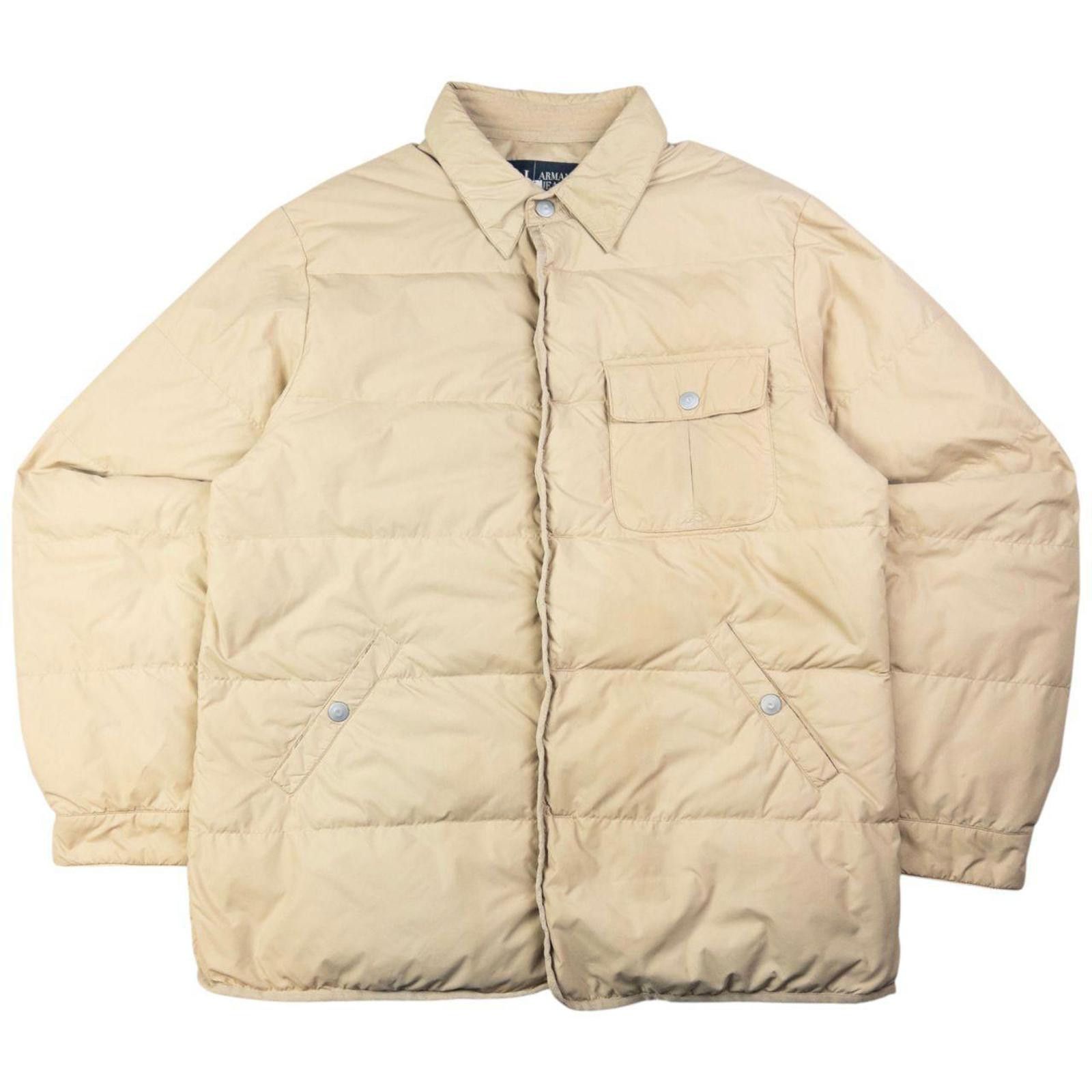 Other Vintage Armani Jeans Button Up Puffer Jacket Size L Size US L / EU 52-54 / 3 - 1 Thumbnail