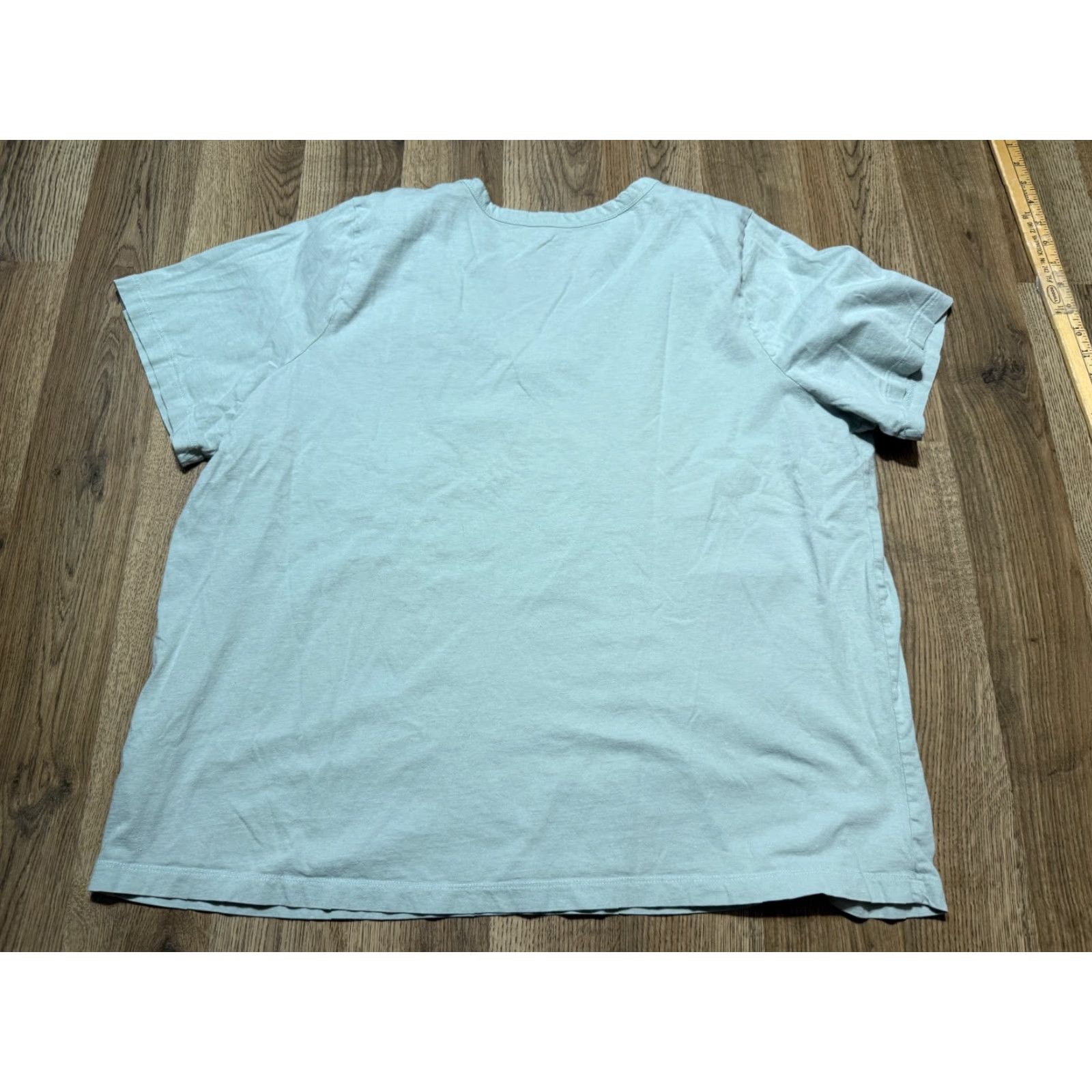 Vintage Universal Thread Shirt Women's Size 2X Green Short Sleeve V-neck Size XXL / US 16-18 / IT 52-54 - 2 Thumbnail