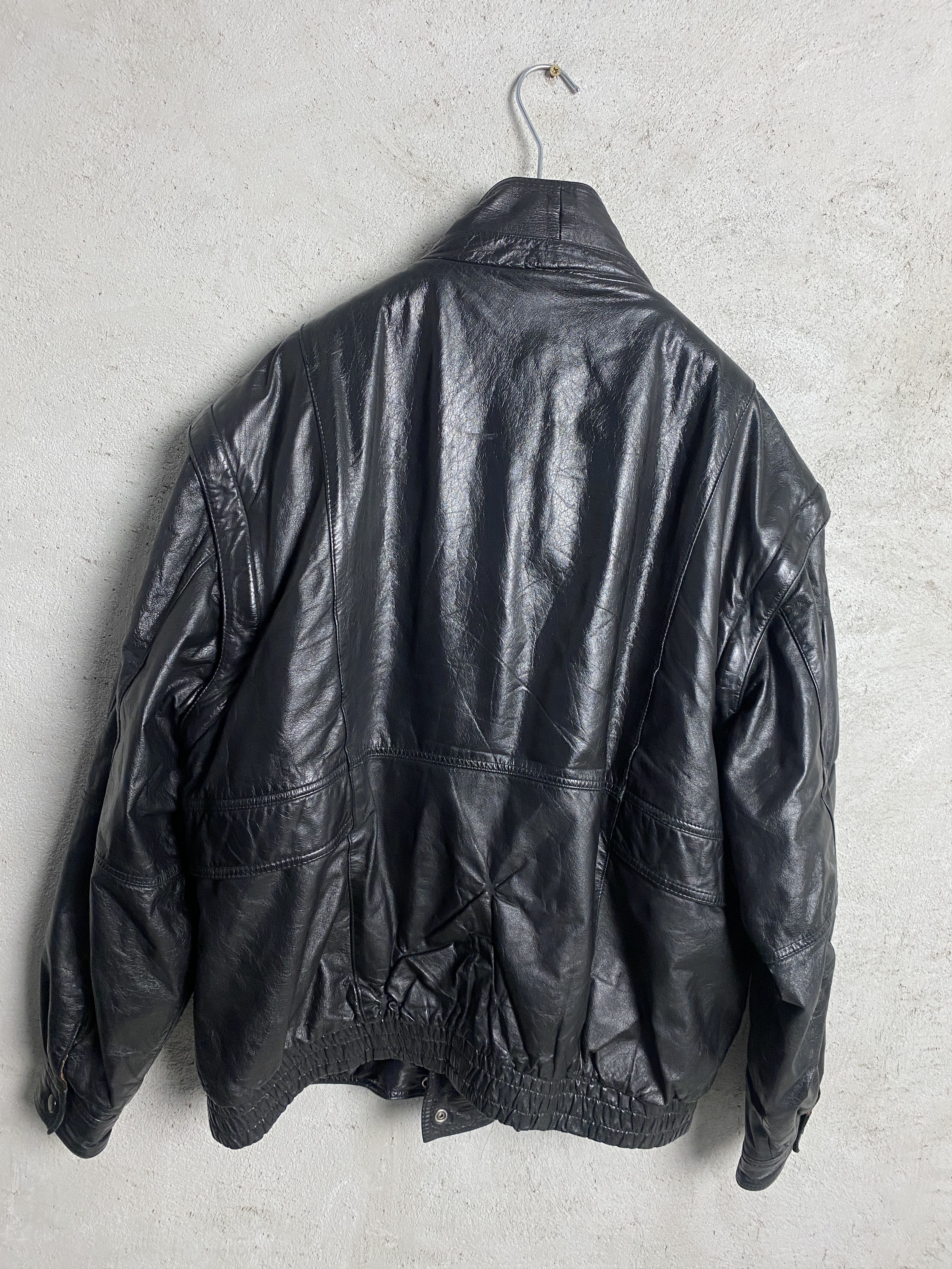 Genuine Leather Saki leather jacket vintage avant garde alternative opium Size US L / EU 52-54 / 3 - 7 Thumbnail