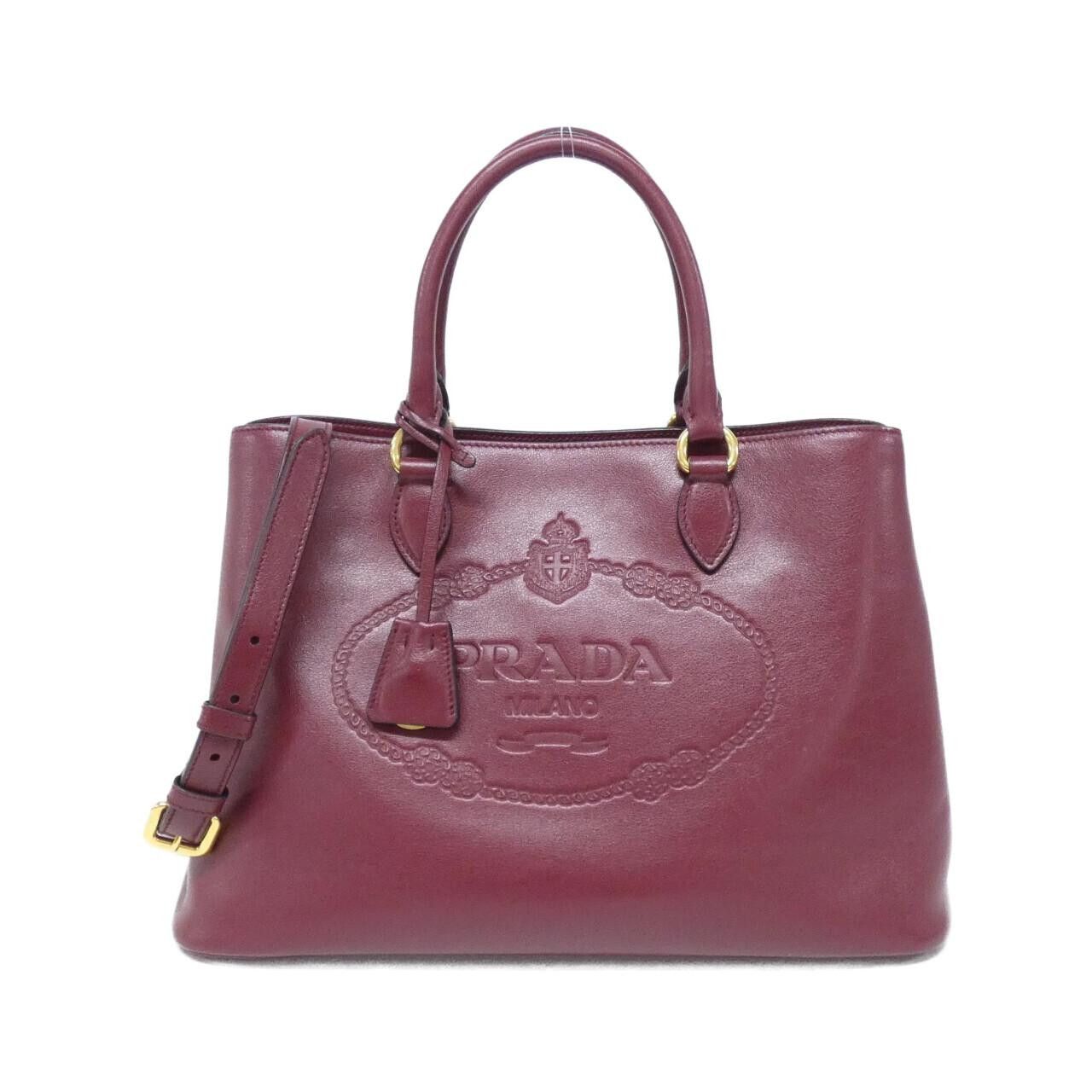 Prada Prada Prada GLACE CALF handbag Leather Handbag 1BA579 DUTY FREE for USA Size ONE SIZE - 1 Thumbnail