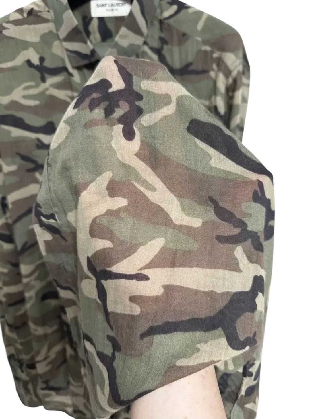 Saint Laurent Paris Saint Laurent Camouflage Shirt Size US M / EU 48-50 / 2 - 5 Thumbnail