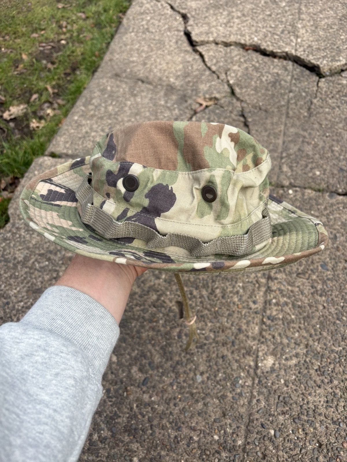 Other Authentic US Army/Military Camo Vintage Bucket Hat Size ONE SIZE - 1 Thumbnail