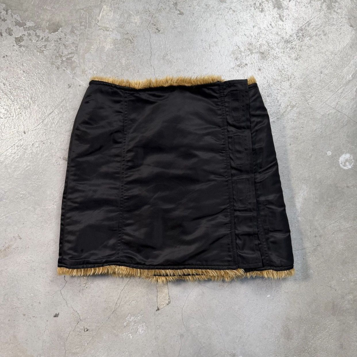Hysteric Glamour Hysteric Glamour Faux Fur Mini Skirt Archive Brown Shaggy Size 31" - 4 Thumbnail