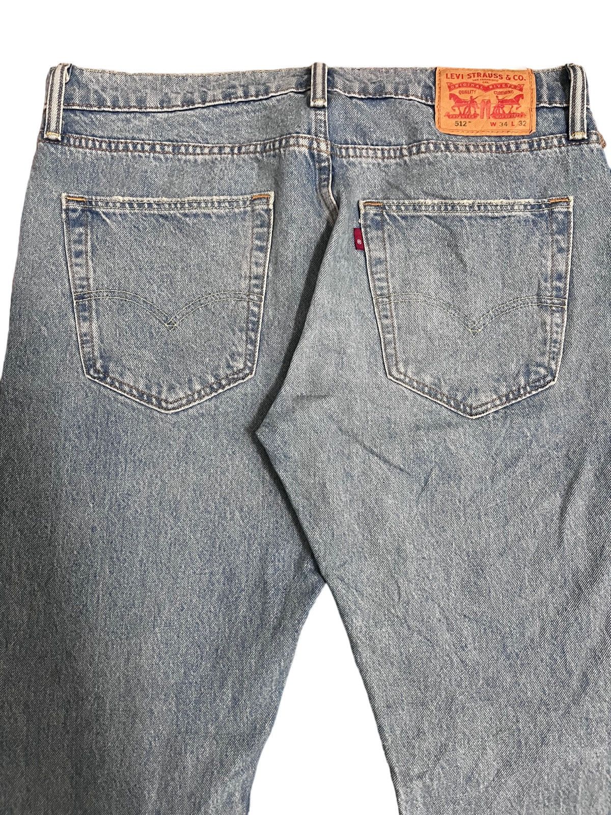 Levi's × Levi's Vintage Clothing Vintage Levis 512 Distressed Style Denim Size US 34 / EU 50 - 9 Thumbnail