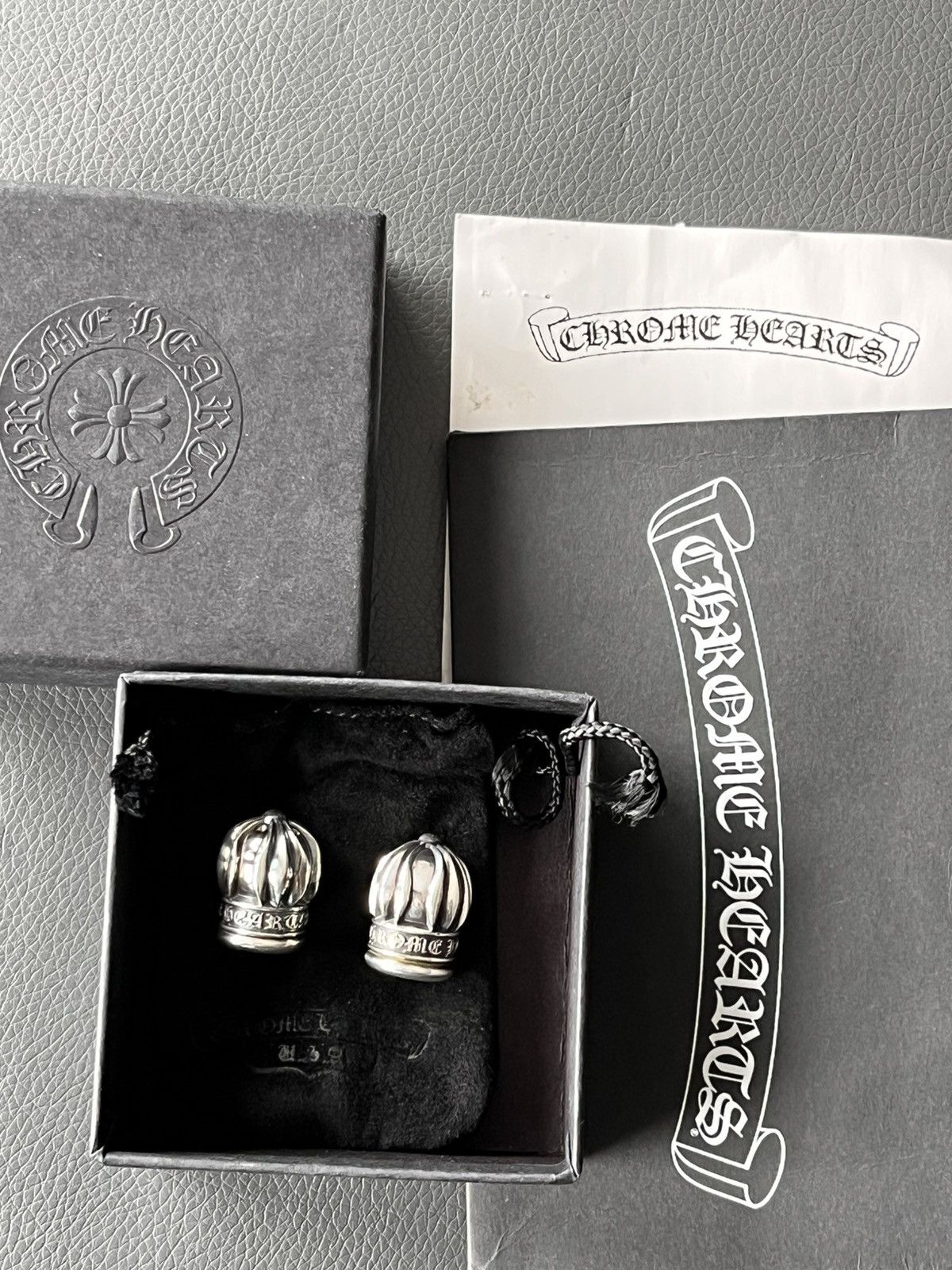 Chrome Hearts Super Rare ♰ ♰ ♰ Chrome Hearts ♰ ♰ ♰ Logo Home Full Set Size ONE SIZE - 12 Thumbnail