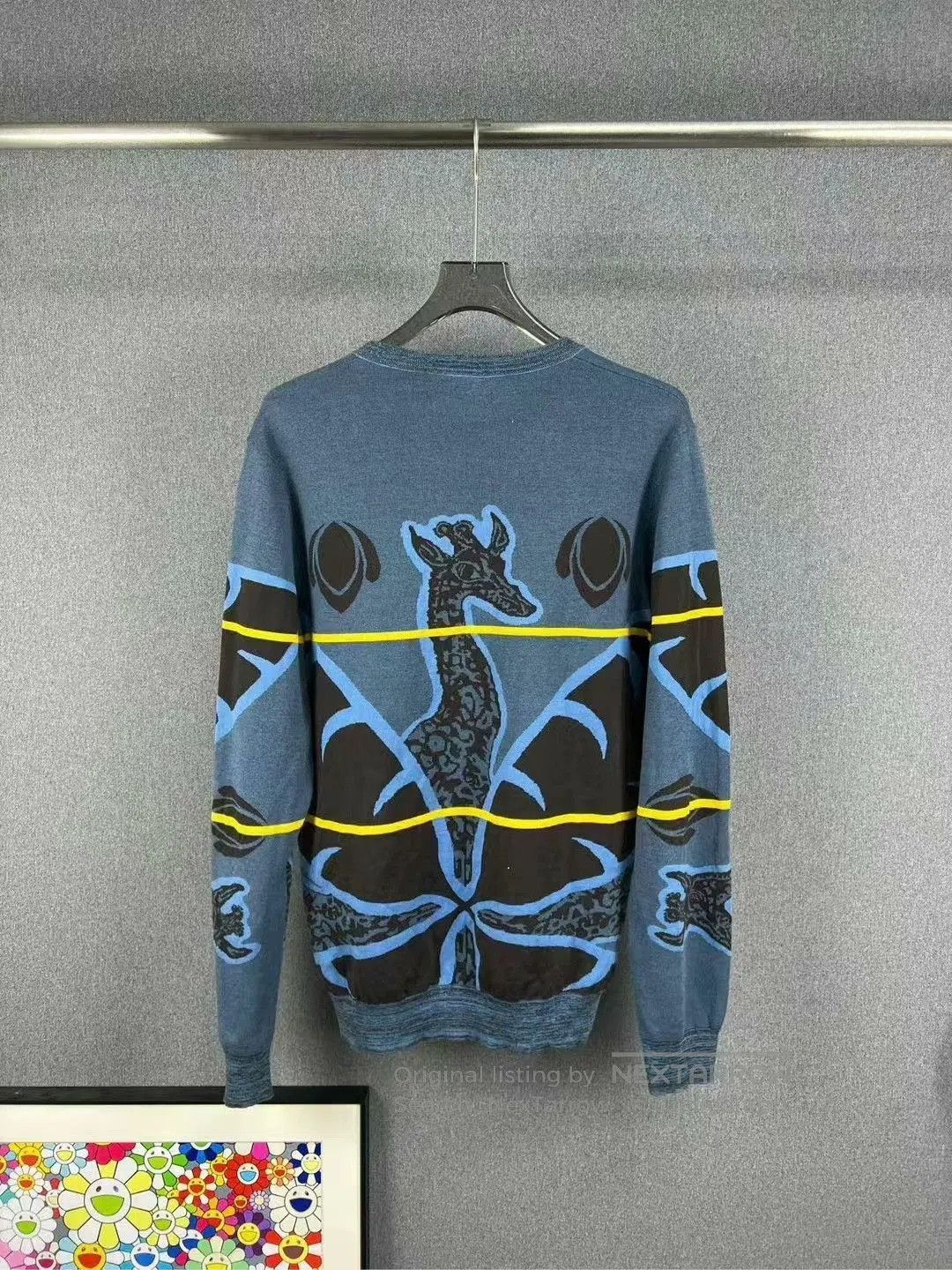 Louis Vuitton louis vuitton animal print knitted sweater. Size US XL / EU 56 / 4 - 2 Thumbnail