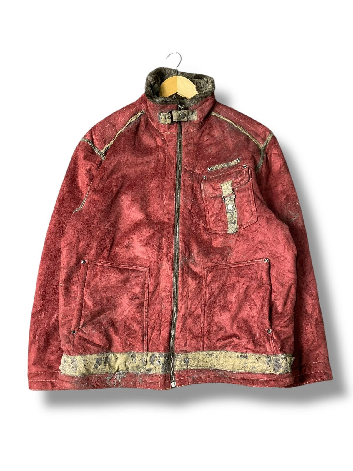 Japanese Brand × Vintage Comming Man Brand Leather Suede Jacket (70) Size US L / EU 52-54 / 3 - 1 Thumbnail