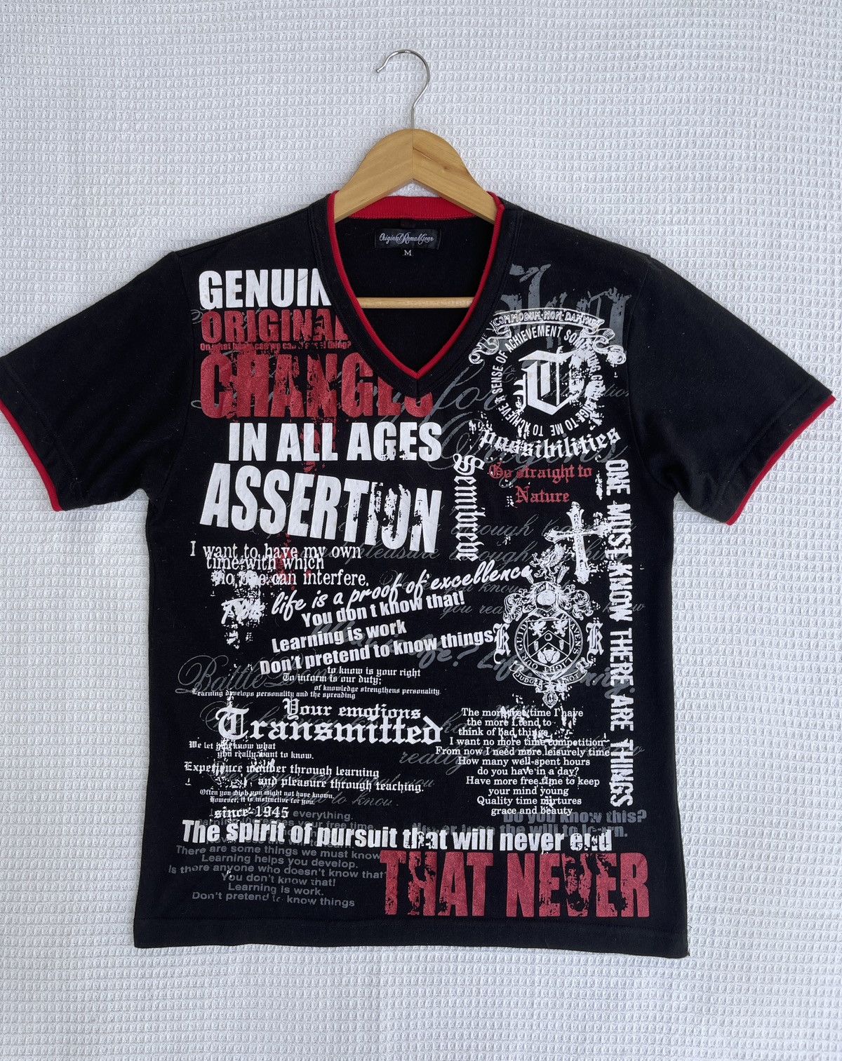 If Six Was Nine Rare🔥Vtg Japanese Original Remak Gear Punk T-Shirt Size US M / EU 48-50 / 2 - 7 Thumbnail