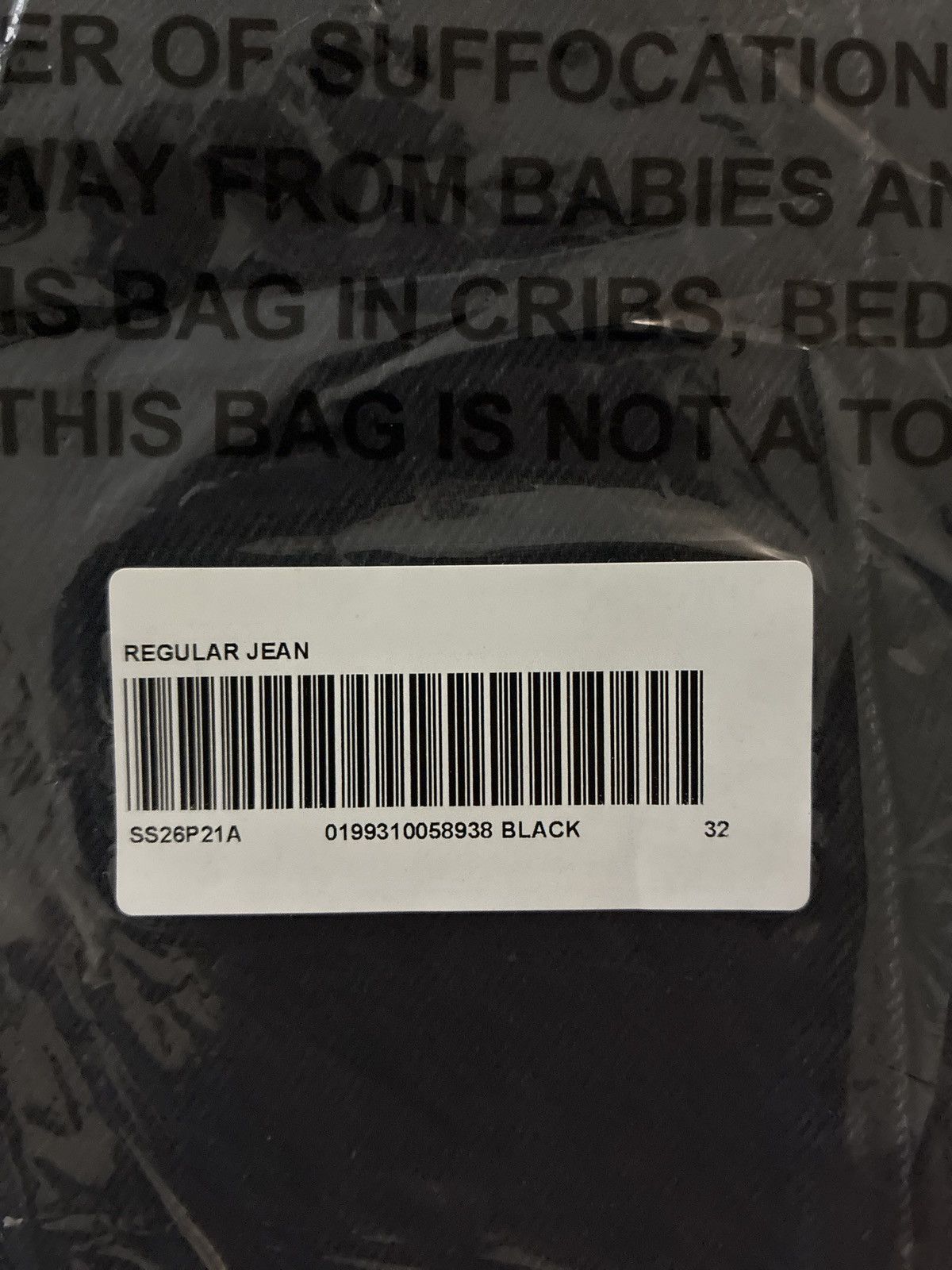 Supreme Supreme regular black jean Size US 32 / EU 48 - 2 Thumbnail