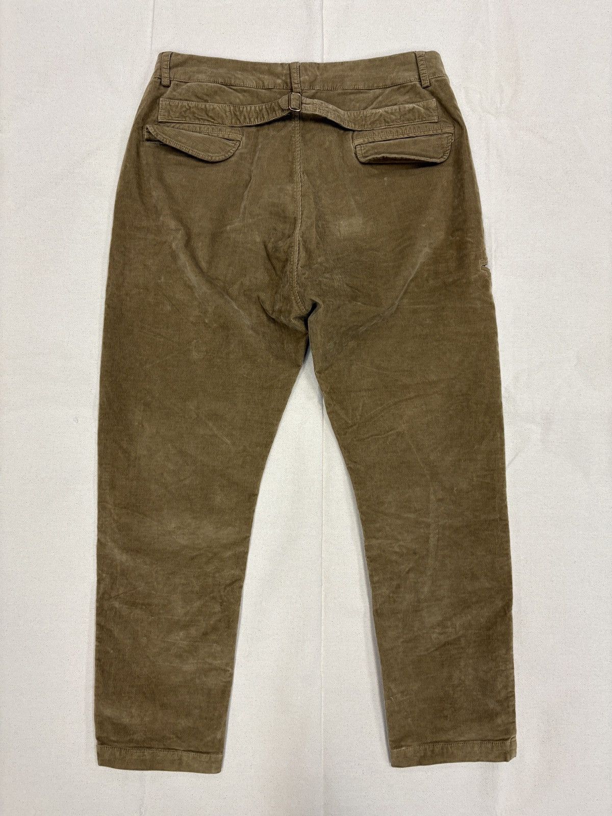 Barena BARENA Tapered Corduroy Trousers Camel Brown IT 50 (US 34) Size US 34 / EU 50 - 3 Thumbnail