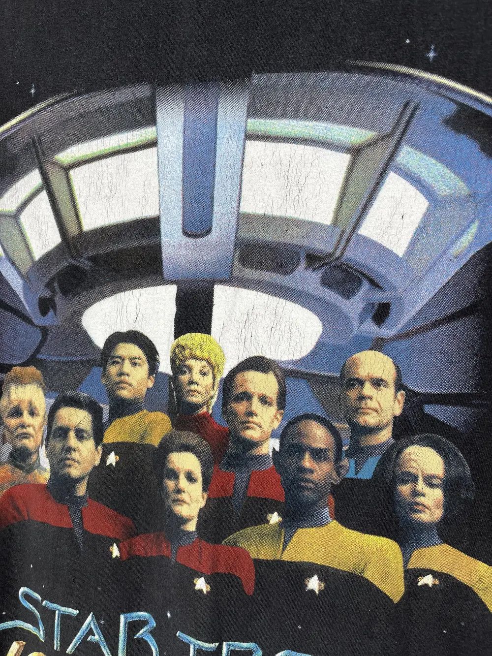 Band Tees Vintage 1995 Star Trek Voyager Stanley Desantis T-Shirt Size US L / EU 52-54 / 3 - 7 Thumbnail