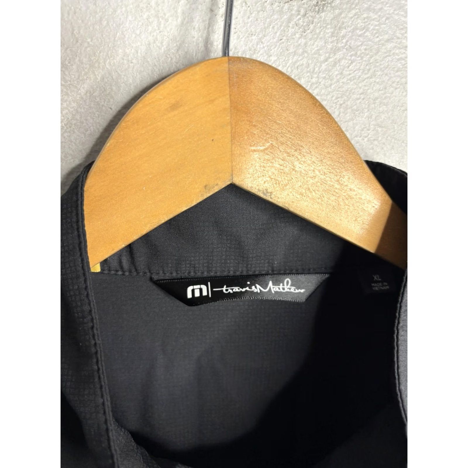 TravisMathew VINTAGE? No — TravisMathew Jacket Mens XL Black Quarter Zip Golf Pullover Brown & Riding Size US XL / EU 56 / 4 - 4 Thumbnail