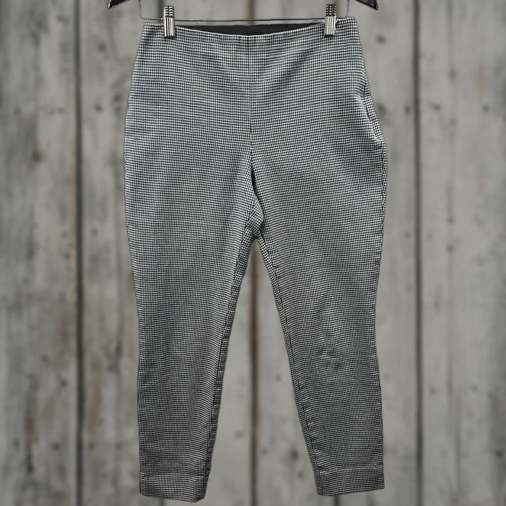 Polo Ralph Lauren Polo Ralph Lauren Pants Womens 6 Houndstooth Stretch Pull On Slim Fit Trousers Size 28" / US 6 / IT 42 - 1 Thumbnail