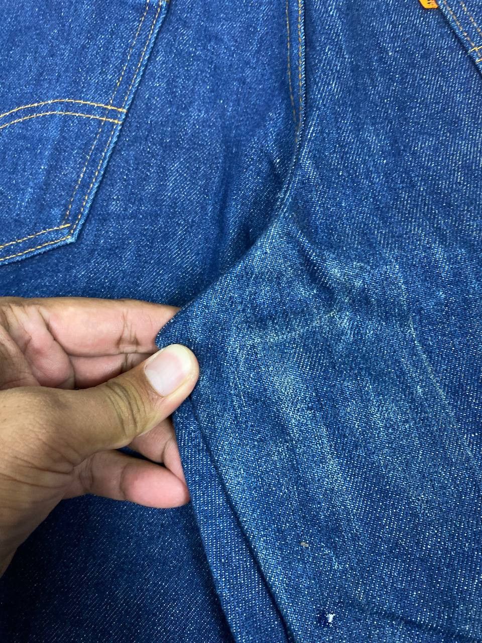 Levi's vintage levis 517 orange tab bootcut denim red velvet lining Size US 34 / EU 50 - 6 Thumbnail