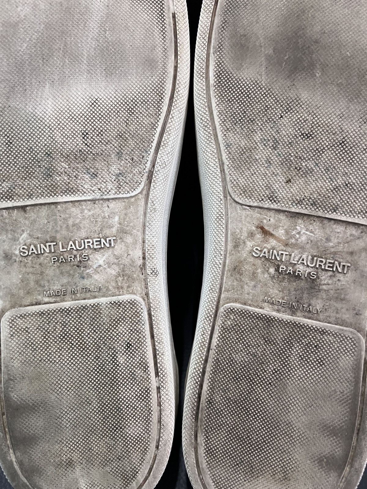 Saint Laurent Paris Saint Laurent Heart & Lightning Studded Sneakers Size US 9 / EU 42 - 21 Thumbnail