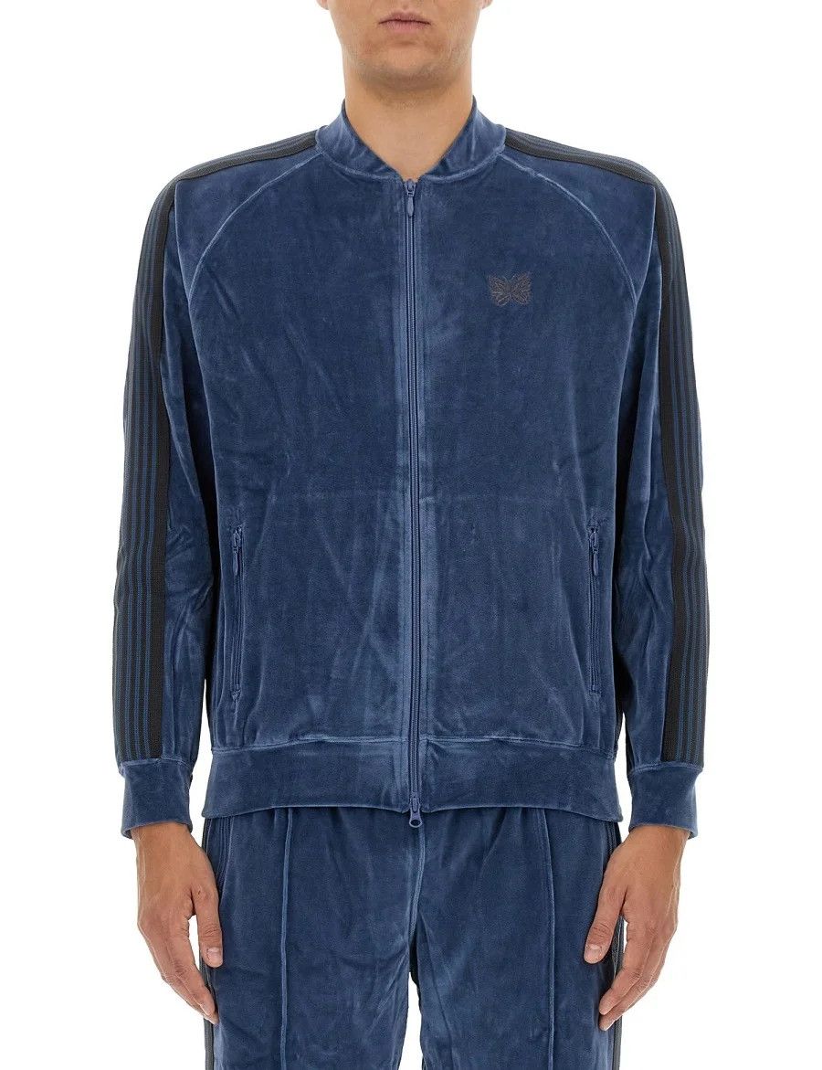 Needles o1y0225 Logo Sweatshirt in Blue Size US S / EU 44-46 / 1 - 1 Thumbnail