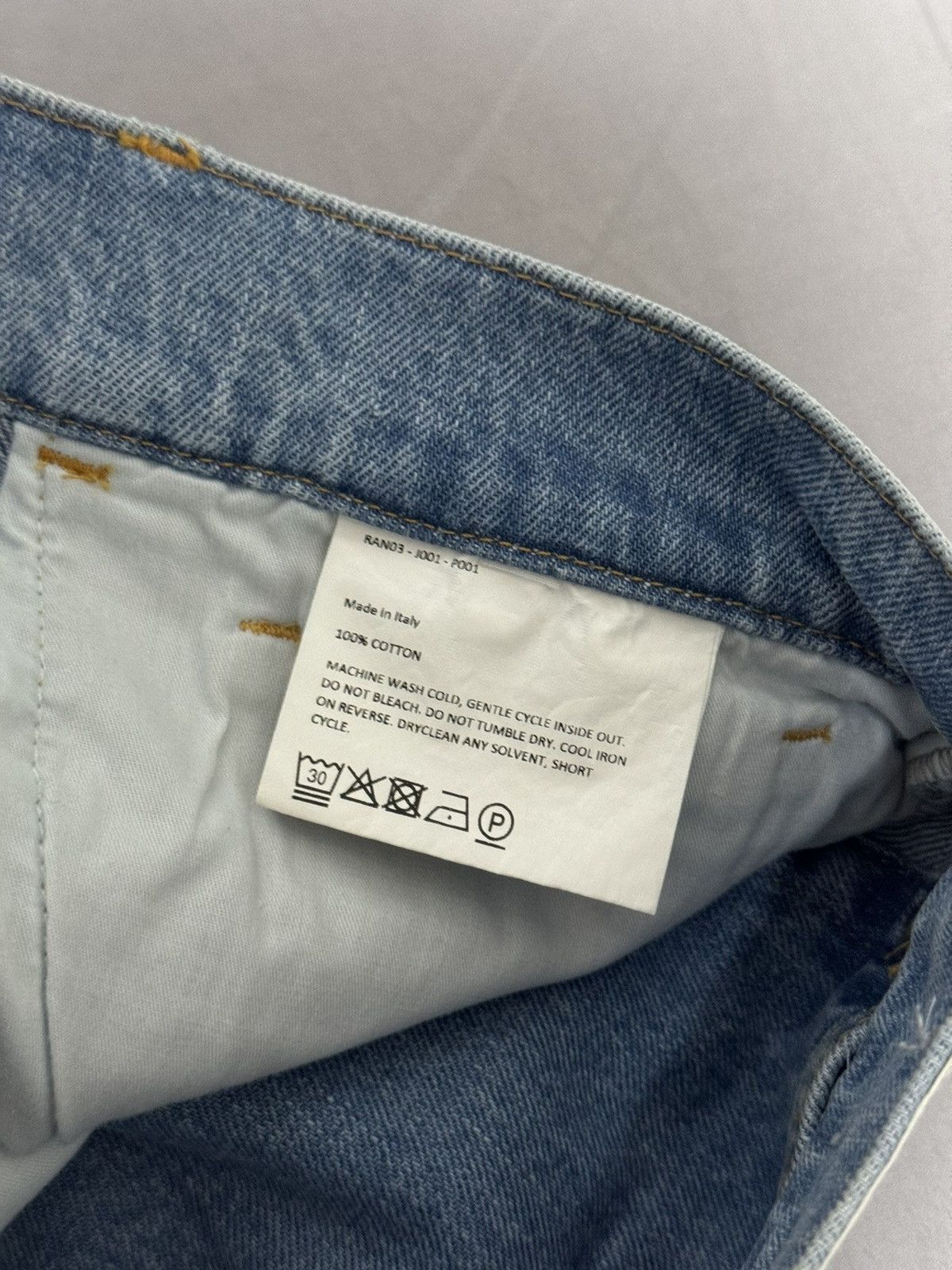 Random Identities Slim Fit Cutout Jeans Size US 32 / EU 48 - 5 Thumbnail