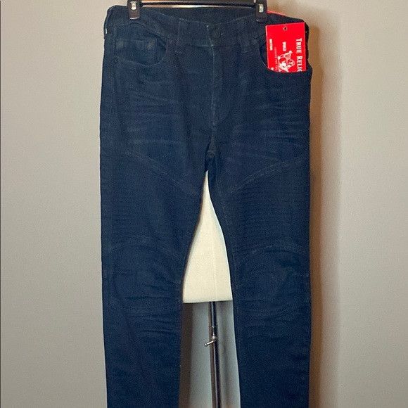 True Religion NWT True Religion 'Rocco' Relaxed Skinny Jeans (34W x 34L) Size US 34 / EU 50 - 1 Thumbnail