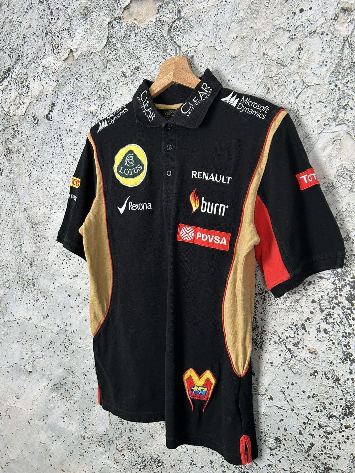 Vintage Vintage Lotus Racing Polo Tee F1 Streetwear Hype Size US S / EU 44-46 / 1 - 2 Thumbnail