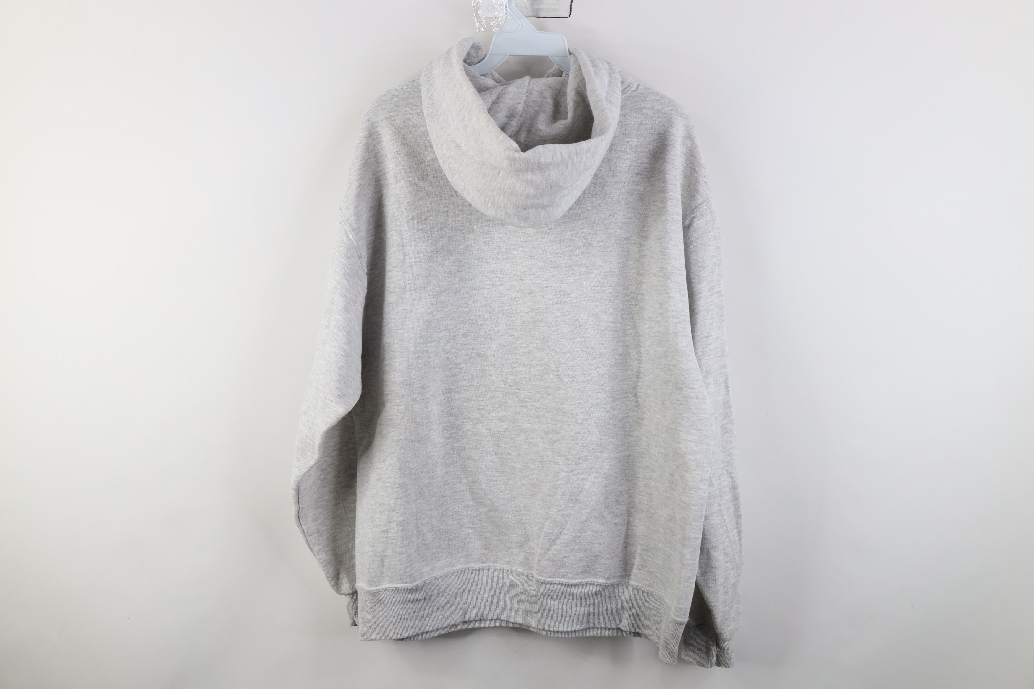 Vintage Vintage 90s Y2K Streetwear Hoodie Sweatshirt Heather Gray Size US L / EU 52-54 / 3 - 12 Thumbnail