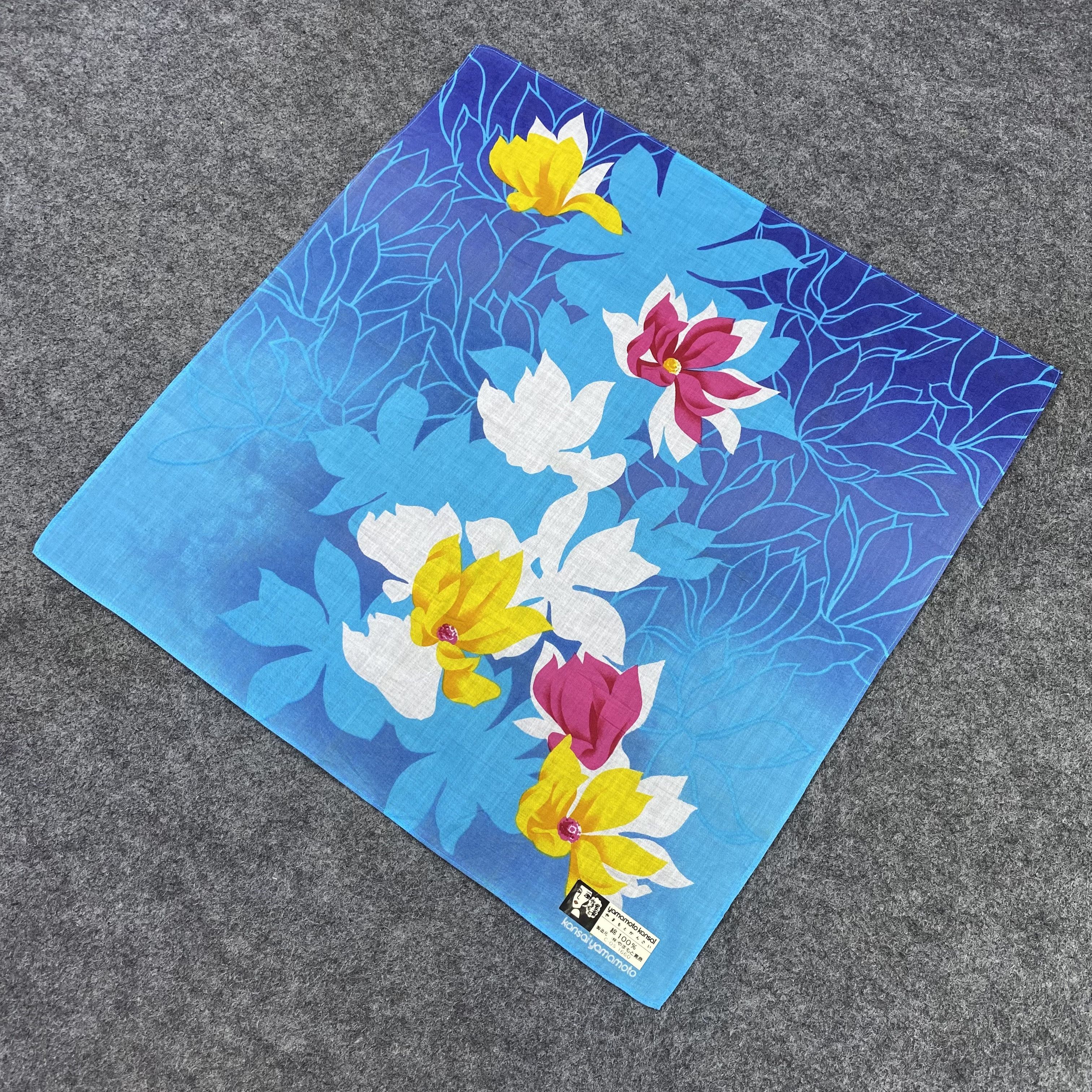 Kansai Yamamoto Kansai Yamamoto Handkerchief Neckerchief Bandana-B1632 Size ONE SIZE - 4 Thumbnail