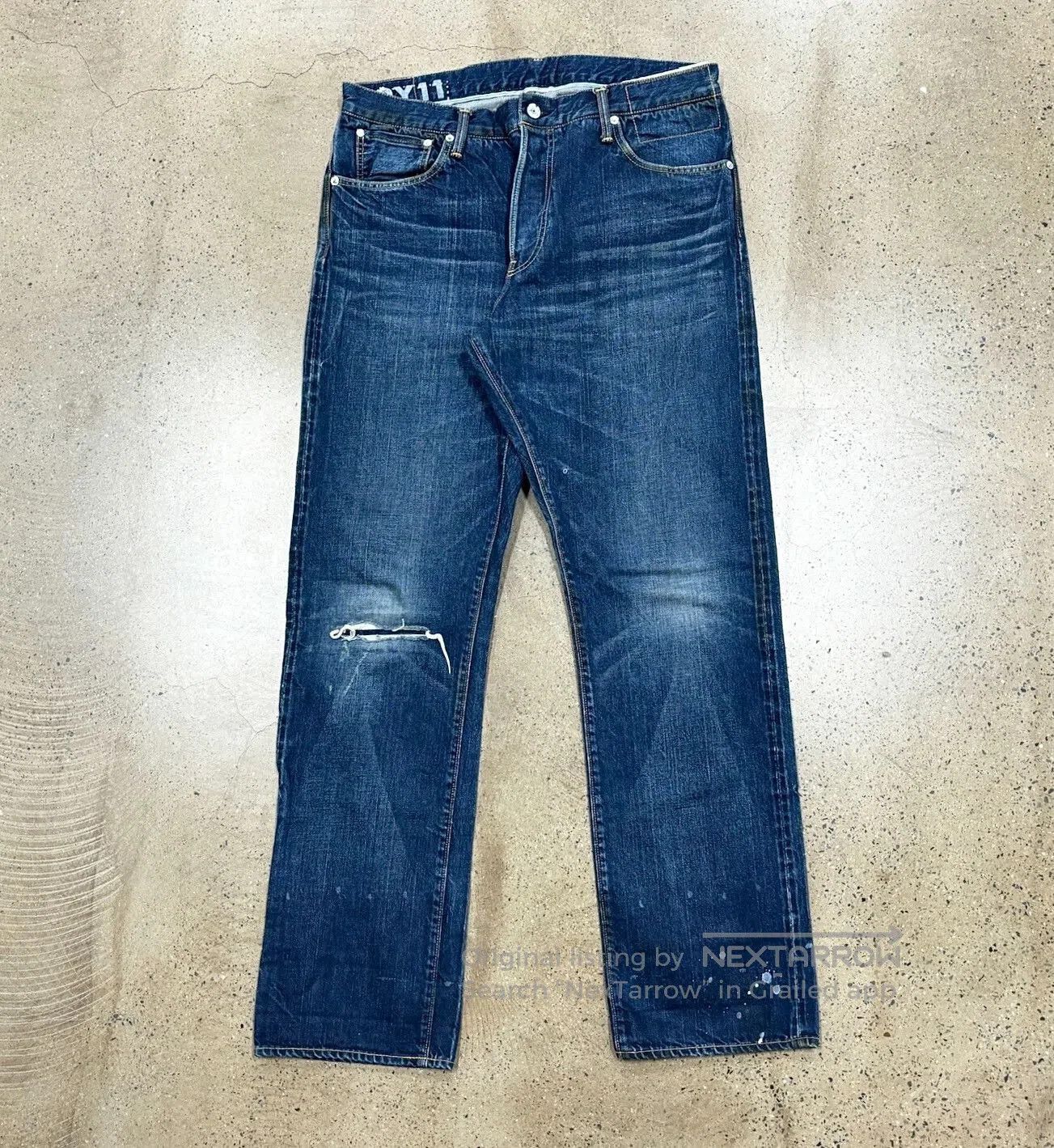 Visvim Visvim Dry11 Distressed Denim Pants Size 3. Size US 44 / EU 60 - 1 Thumbnail