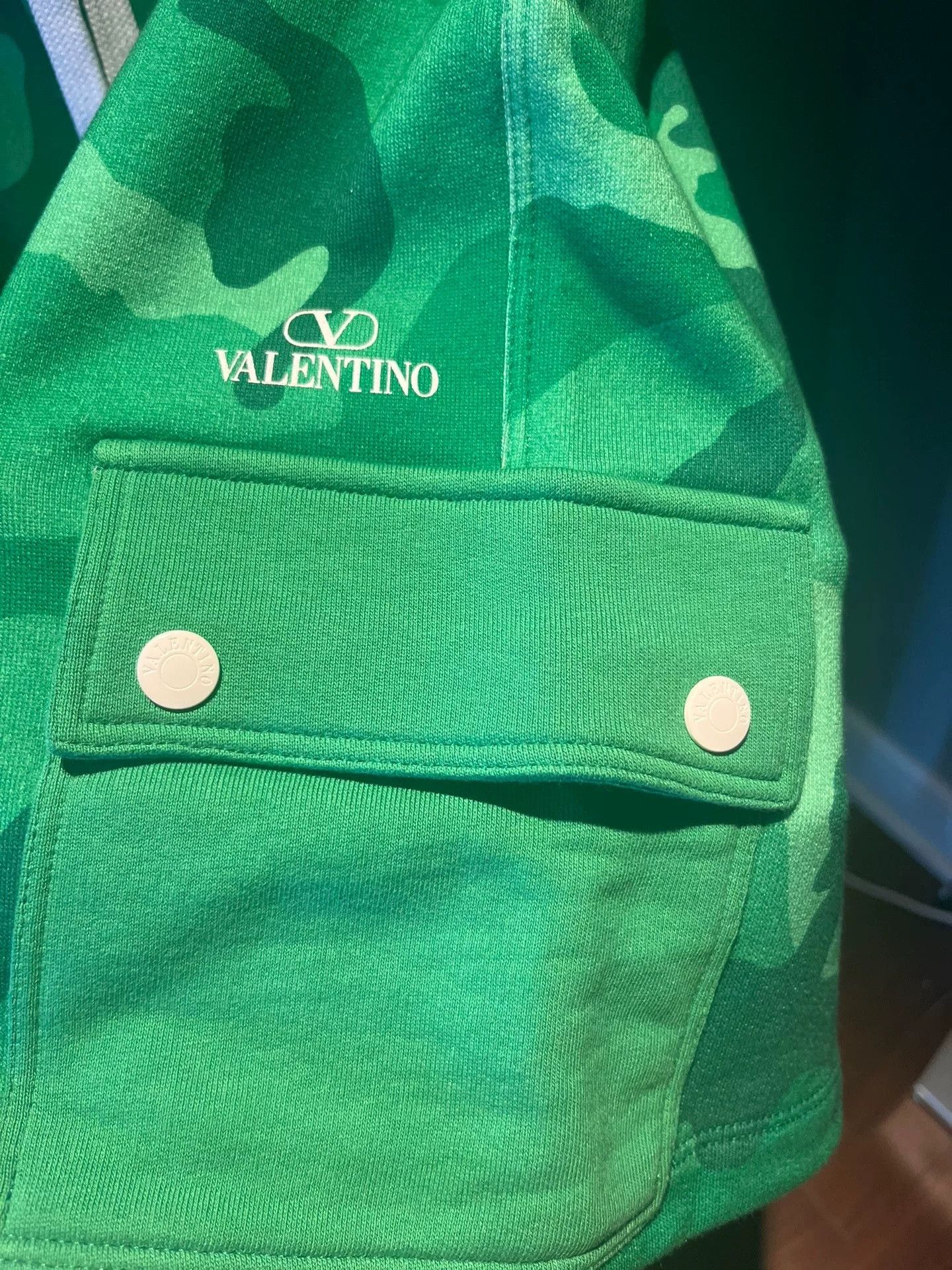 Valentino Valentino Green Camouflage Shorts S Size US 26 / EU 42 - 3 Thumbnail