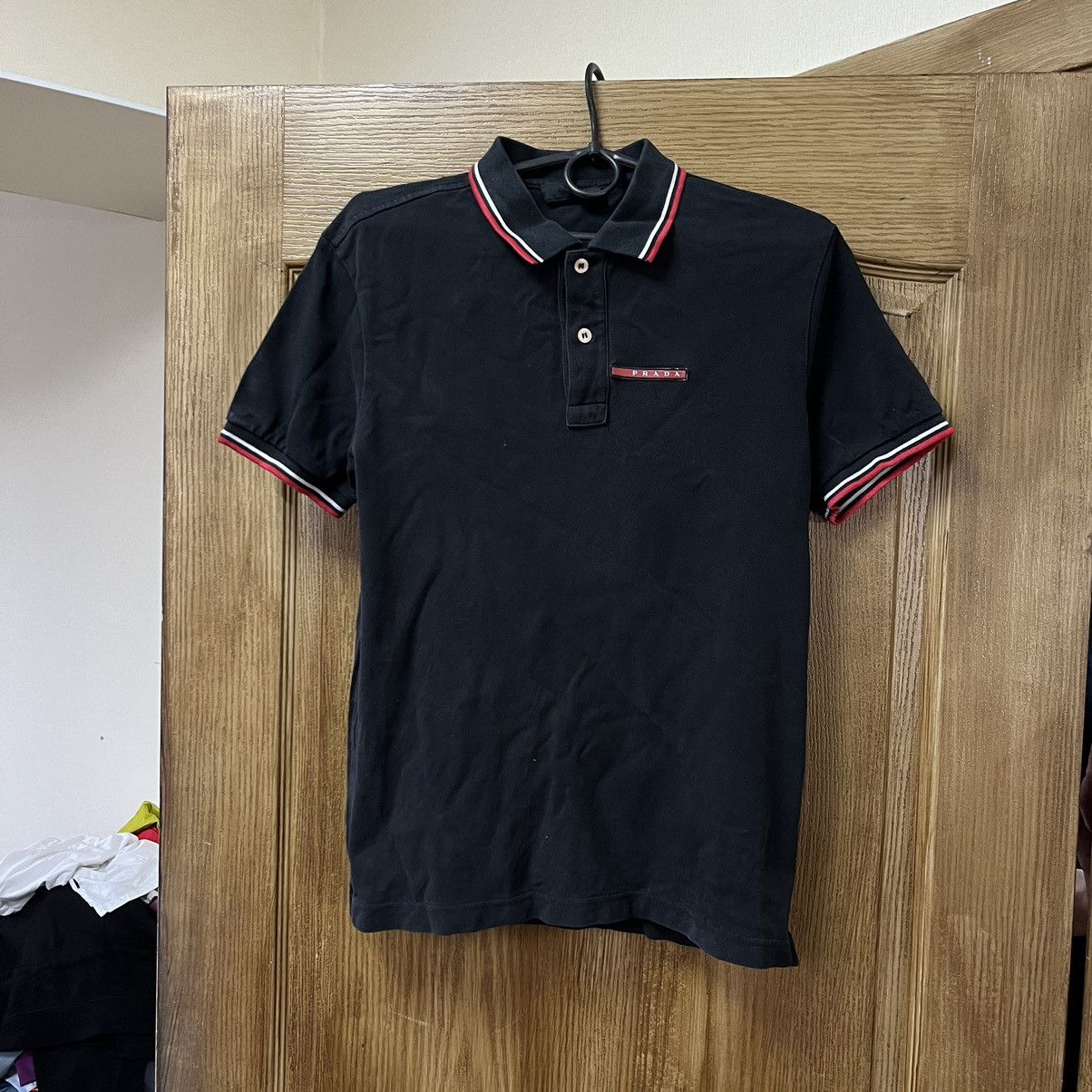 Prada Polo T-shirt Prada Logo Size US S / EU 44-46 / 1 - 1 Thumbnail