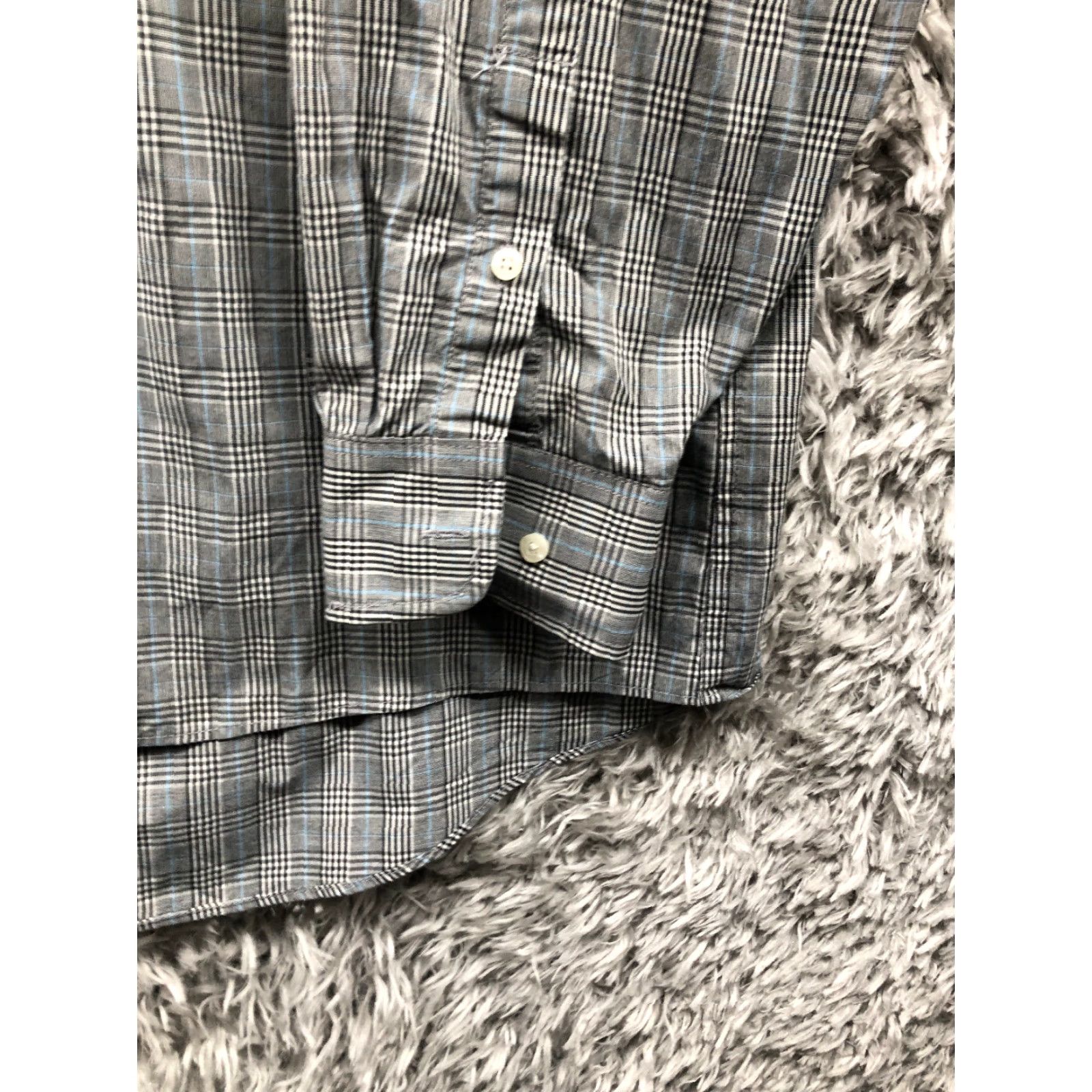 Chaps Chaps Shirt XXL Mens Gray Plaid Long Sleeve Button-Down Collar Shirt Size US XXL / EU 58 / 5 - 3 Thumbnail