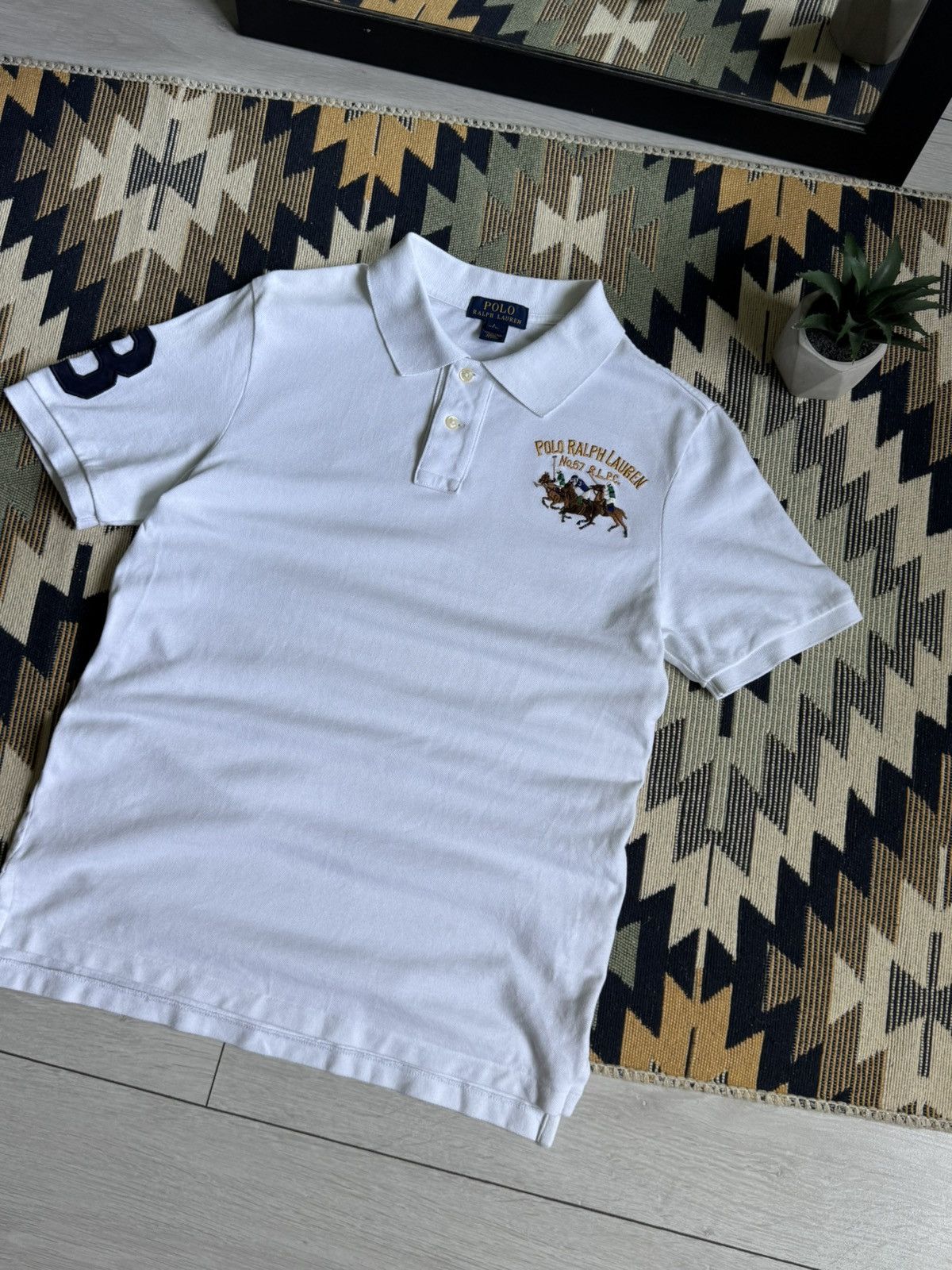 Polo Ralph Lauren Vintage Polo Ralph Lauren #3 Logo Chief Kief T-shirt Size US S / EU 44-46 / 1 - 3 Thumbnail