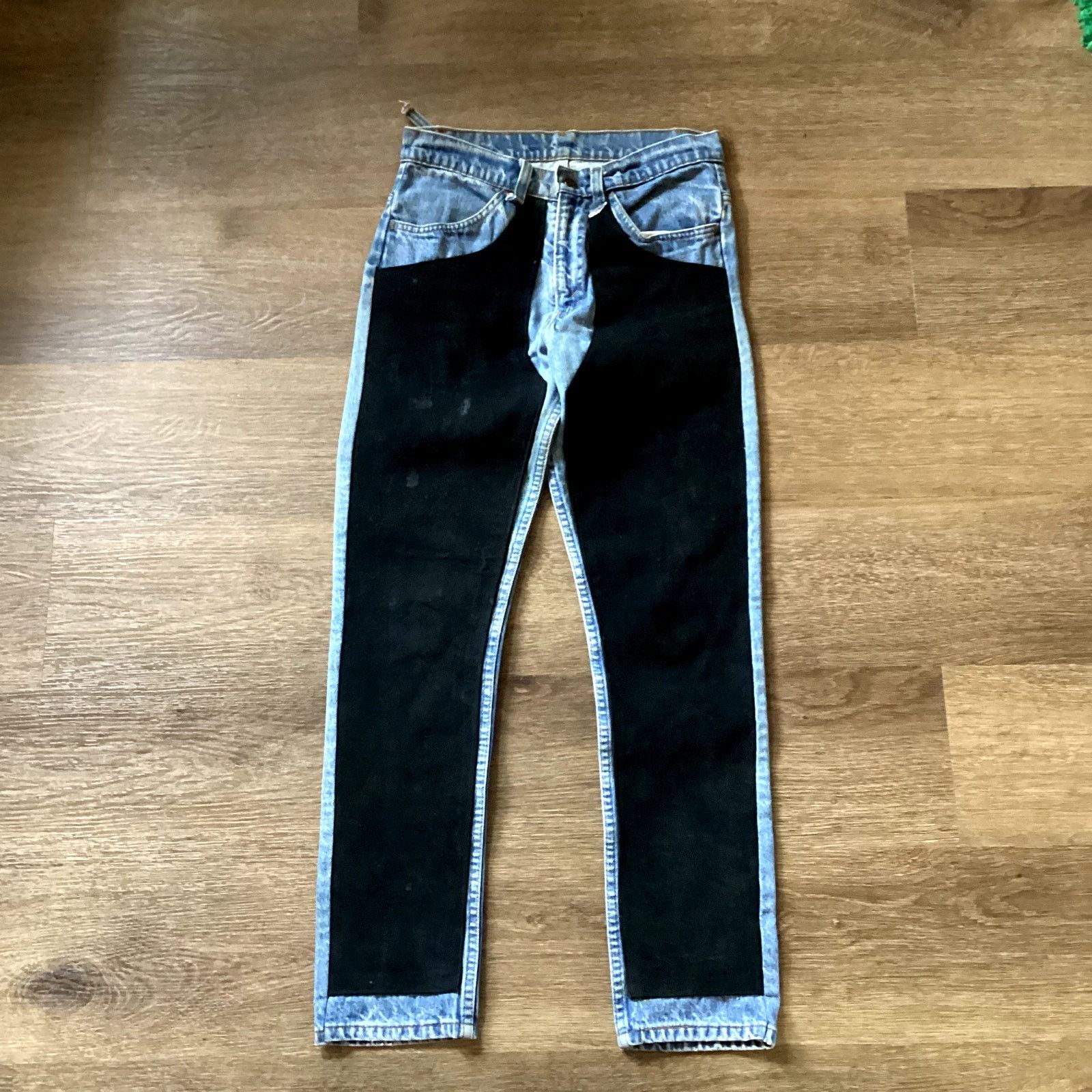 Levi's Vintage Levi 501 Jeans with leather double knees Size US 32 / EU 48 - 1 Thumbnail