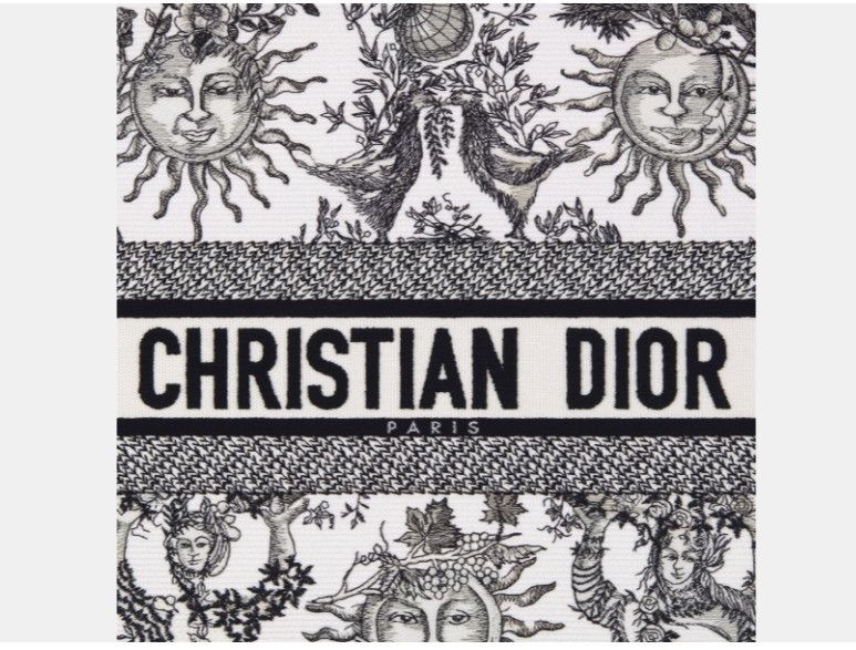 Dior o1w1db10225 Size: OS / M1286ZE Tote Bag in Black & White Size ONE SIZE - 5 Thumbnail