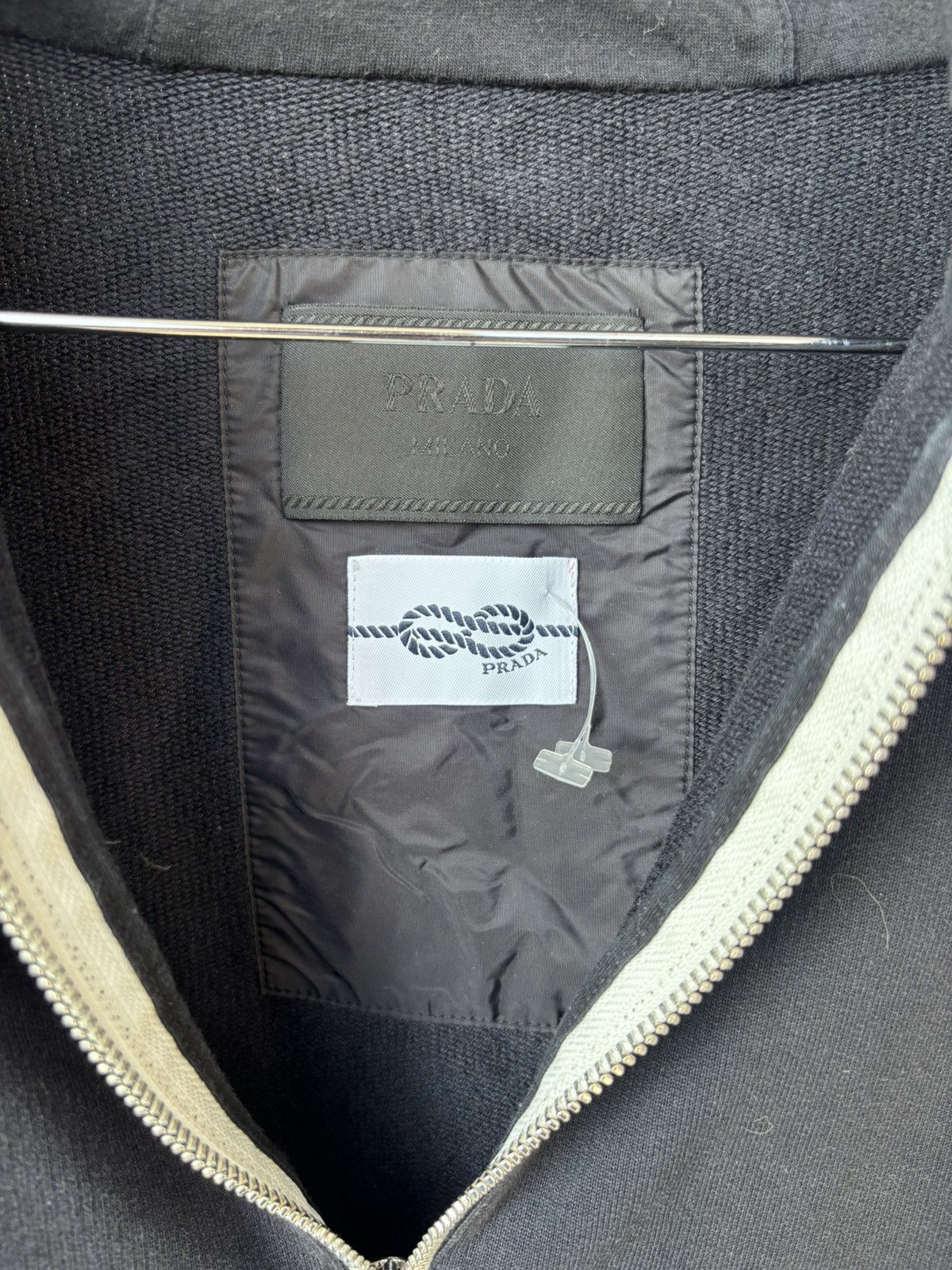 Prada Prada Quarter Zip Hoodie Size US XL / EU 56 / 4 - 9 Thumbnail