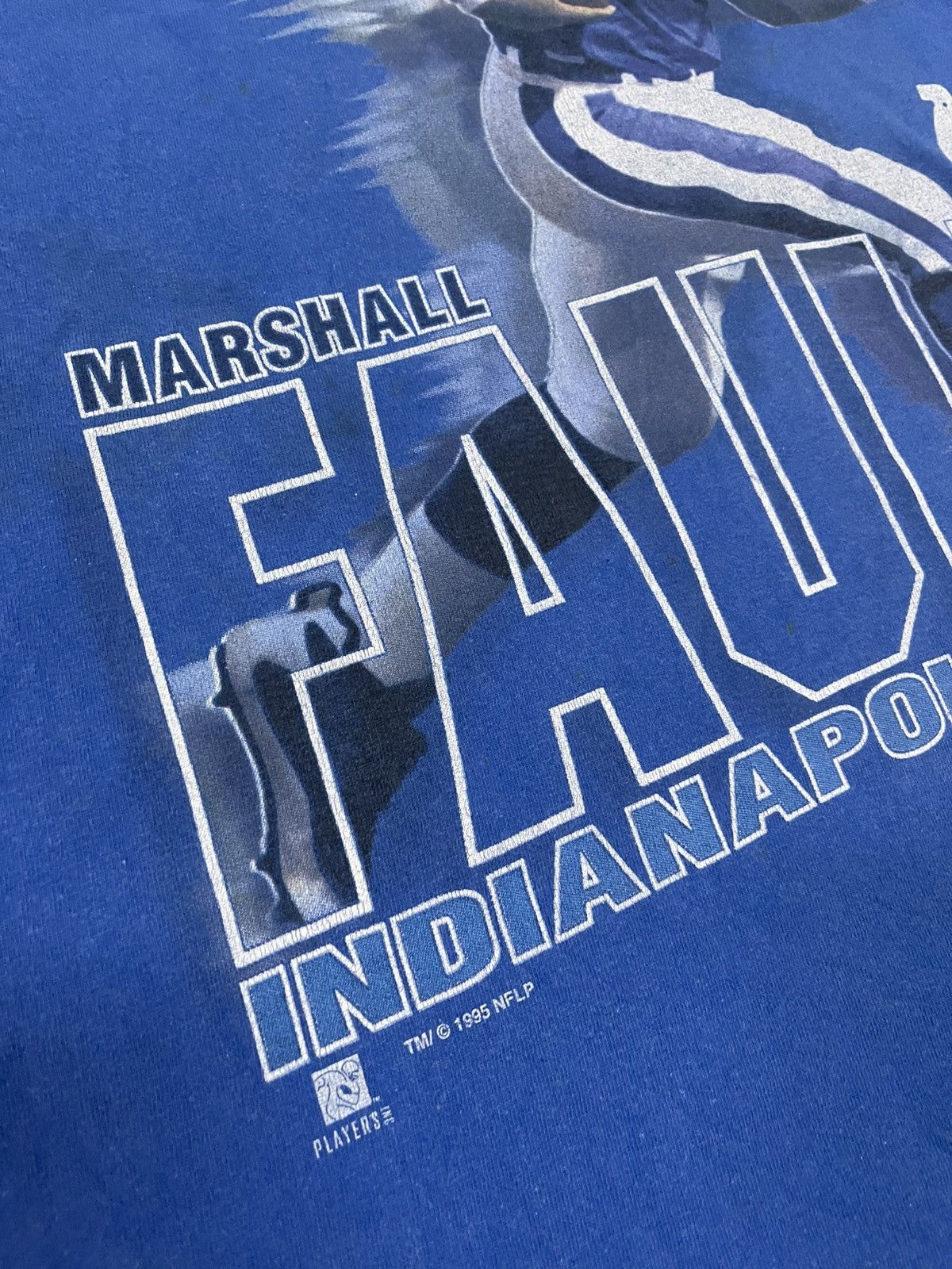 NFL × Salem Sportswear × Vintage 90s Marshall Faulk NFL player shirt Size US L / EU 52-54 / 3 - 5 Thumbnail