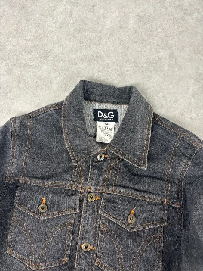Dolce & Gabbana SS2005 Dolce & Gabbana Cargo Pocket Grey Denim Jacket Size US M / EU 48-50 / 2 - 4 Thumbnail