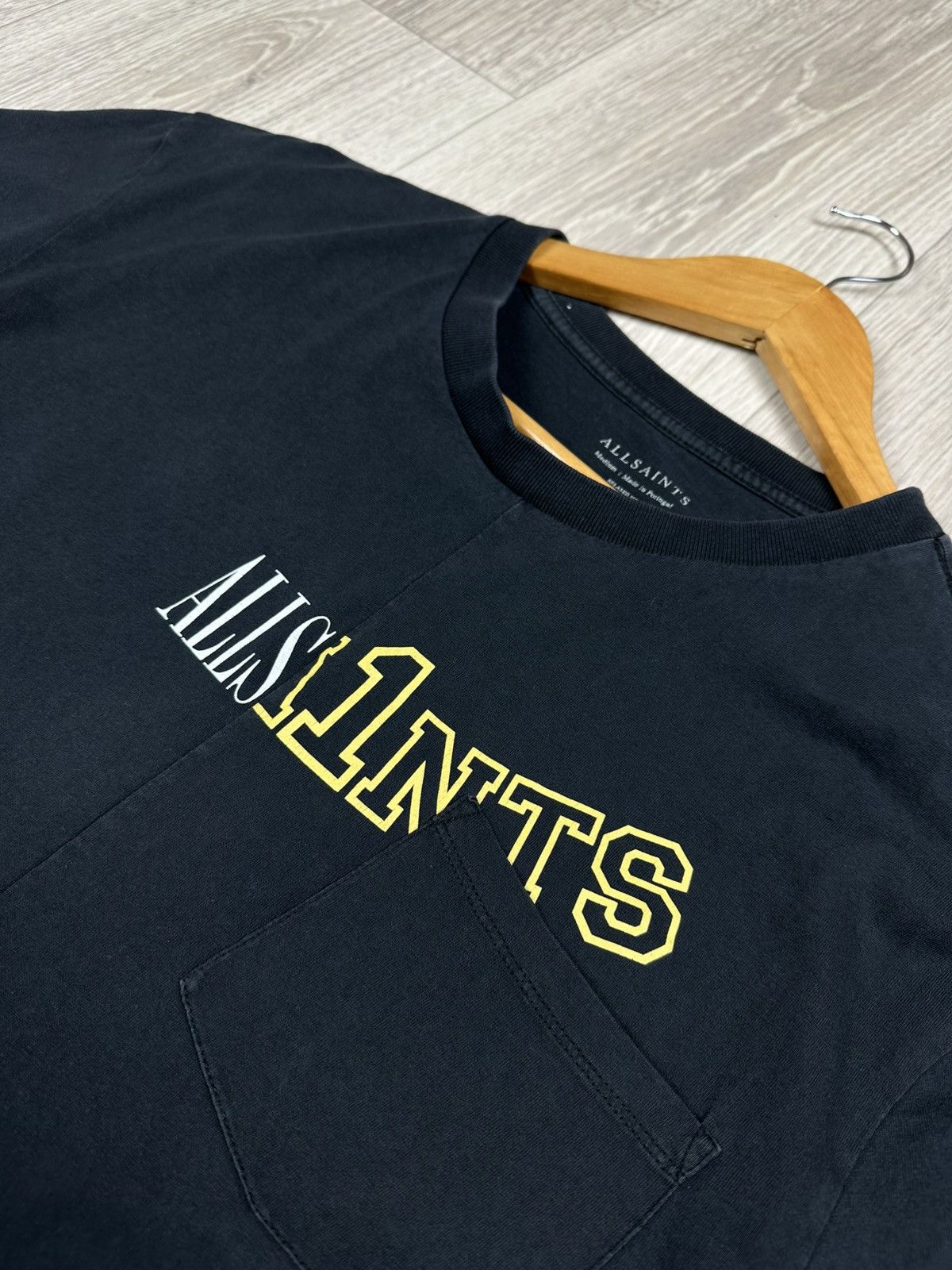 Allsaints × Vintage Allsaints Vintage T-Shirt Big Logo Y2K Streetwear Size US M / EU 48-50 / 2 - 5 Thumbnail