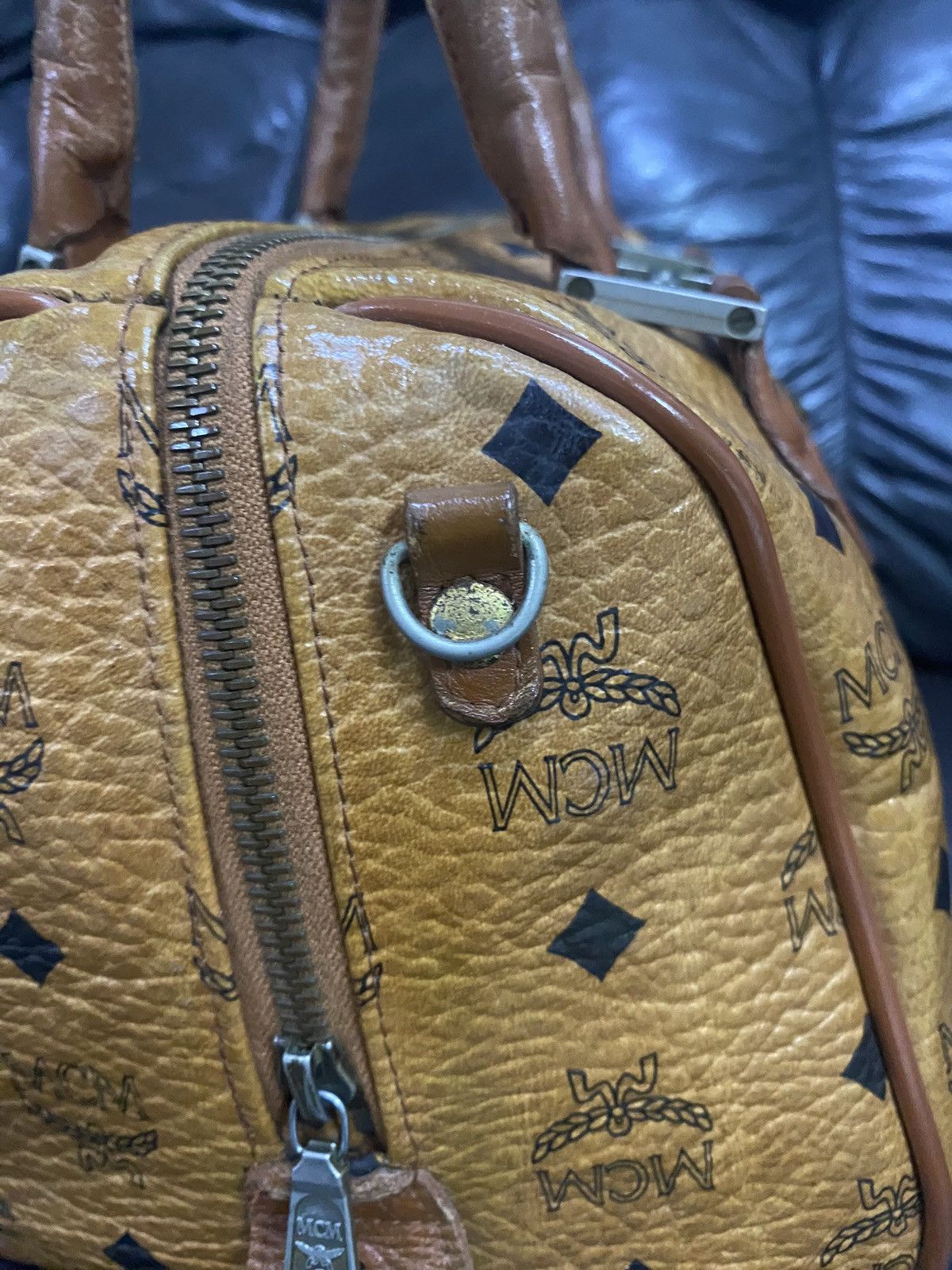 MCM Authentic Vintage MCM Monogram Speedy 30 Hand Bag Size ONE SIZE - 6 Thumbnail