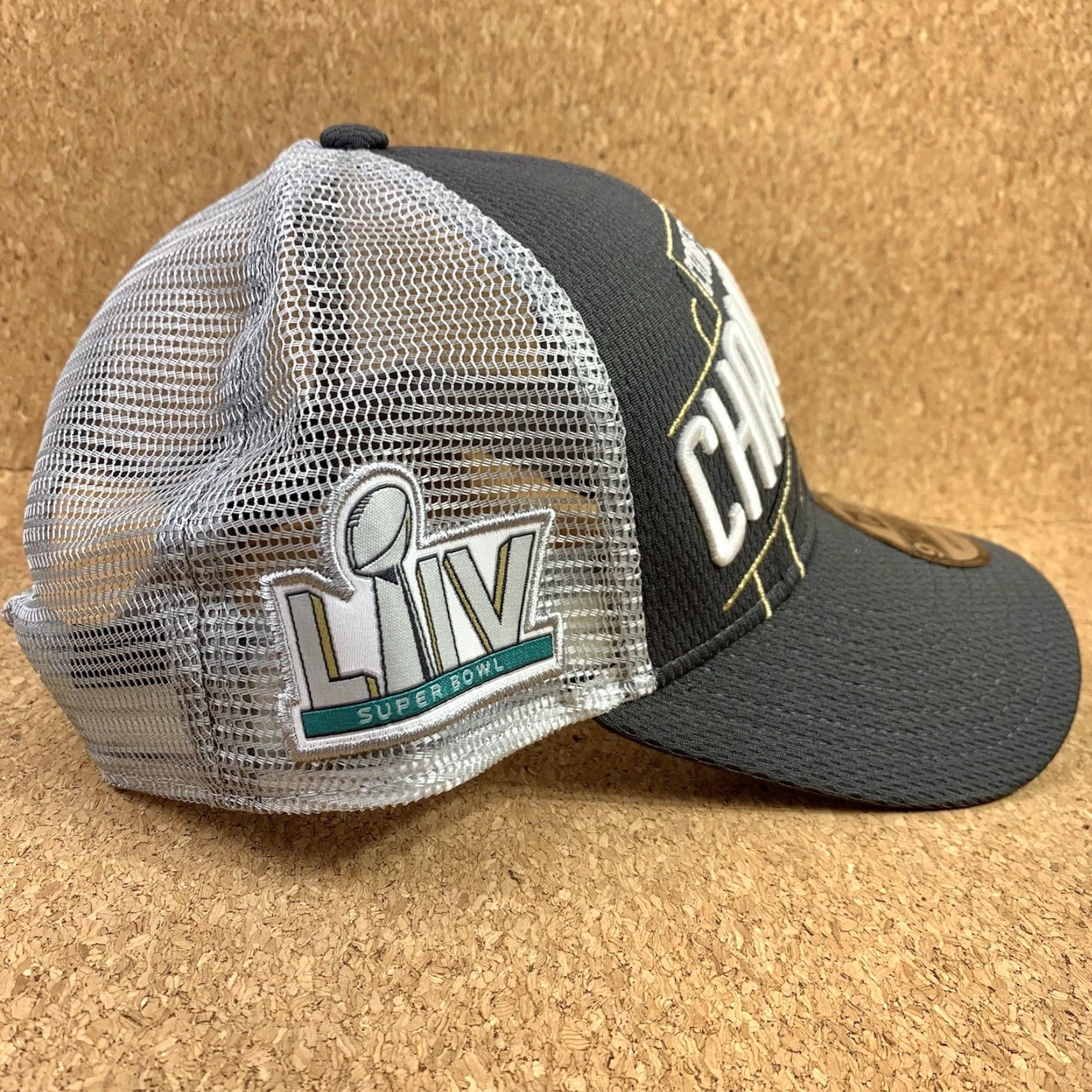 New Era New Era San Francisco Trucker HatOS Grey Black NFC Champions Snapback Cap Mens Size ONE SIZE - 4 Thumbnail