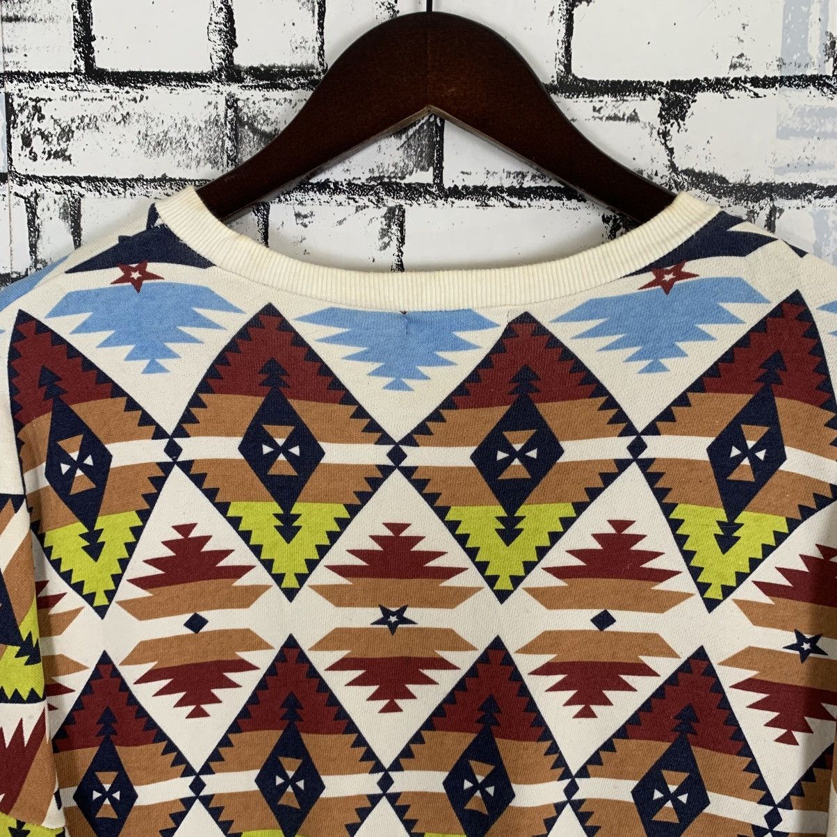 Designer × Native × Vintage Japanese Brand ANAP Native Navajo Full Print Sweatshirt Size M / US 6-8 / IT 42-44 - 6 Thumbnail