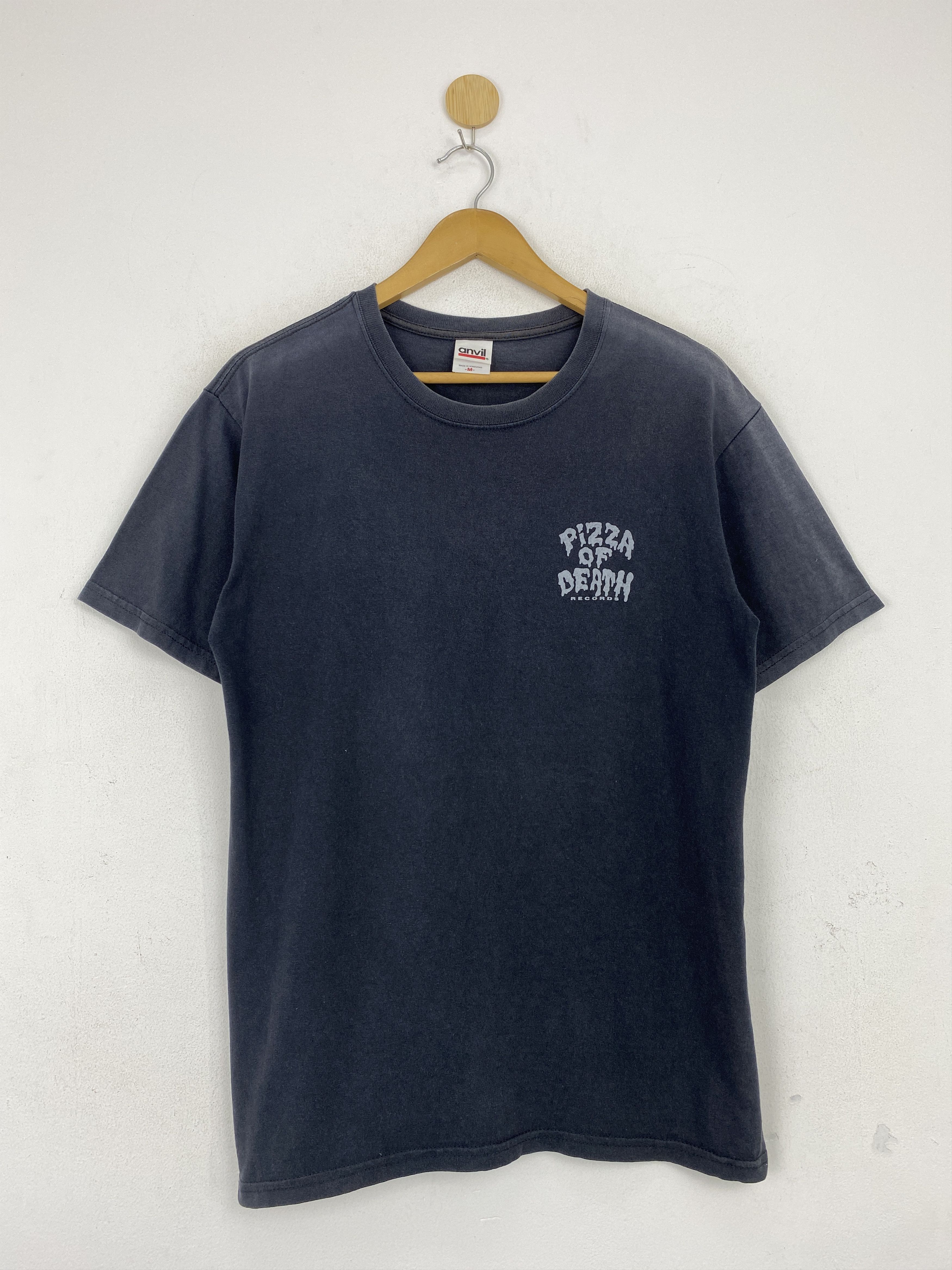 Anvil × Vintage Vintage Pizza Of Death Spell Out Tee TA0629 Size US M / EU 48-50 / 2 - 1 Thumbnail