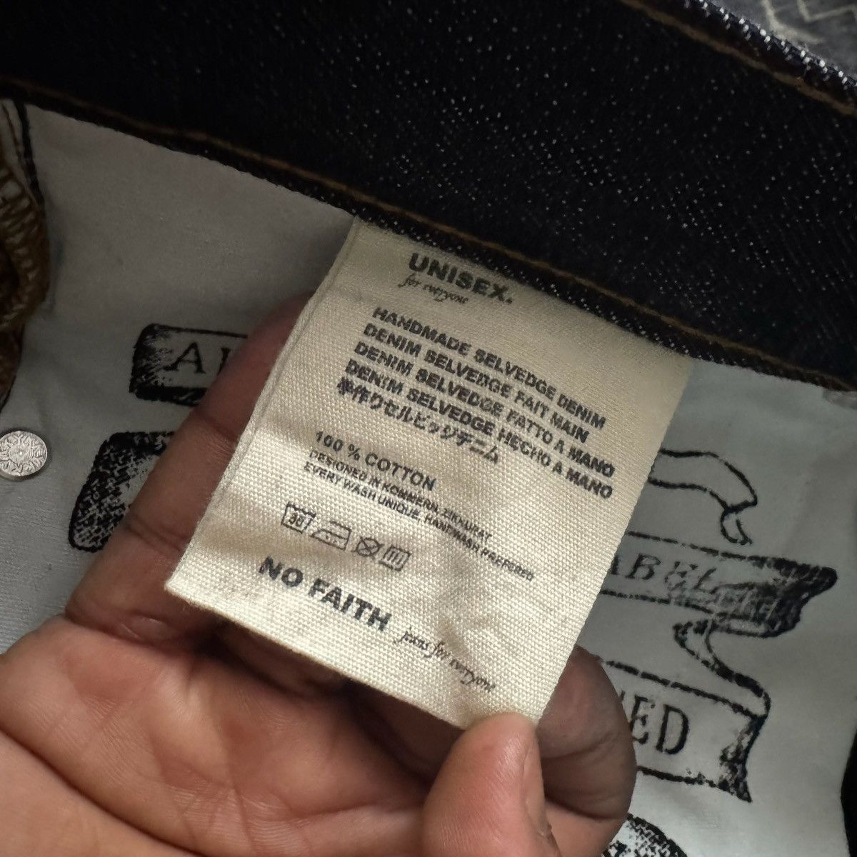 No Faith Studios No faith studios selvedge denim pants L Size US 36 / EU 52 - 9 Thumbnail