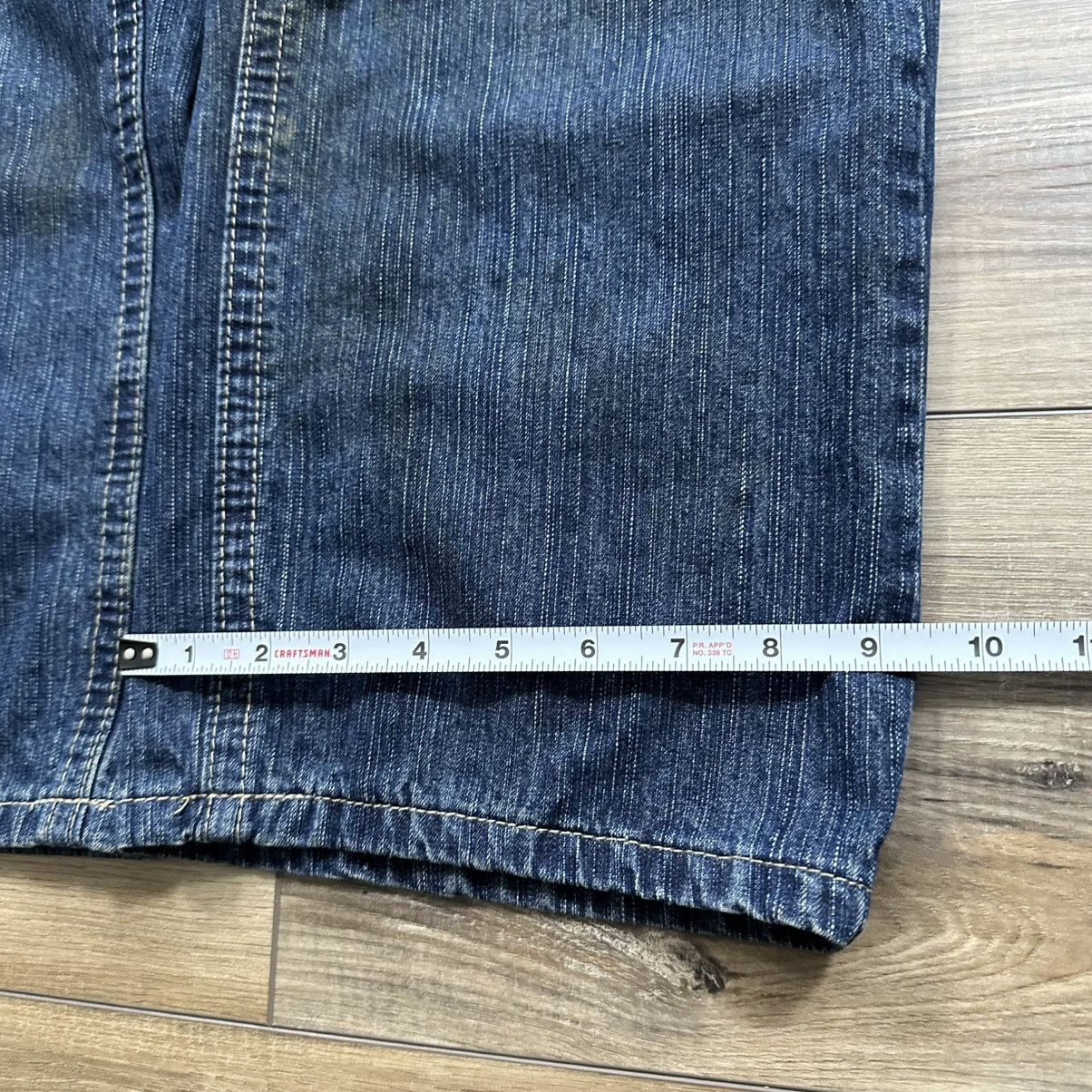 FUSAI Vintage 2000s Y2K Fusai Wide Leg Embroidered Jeans Size US 34 / EU 50 - 11 Thumbnail